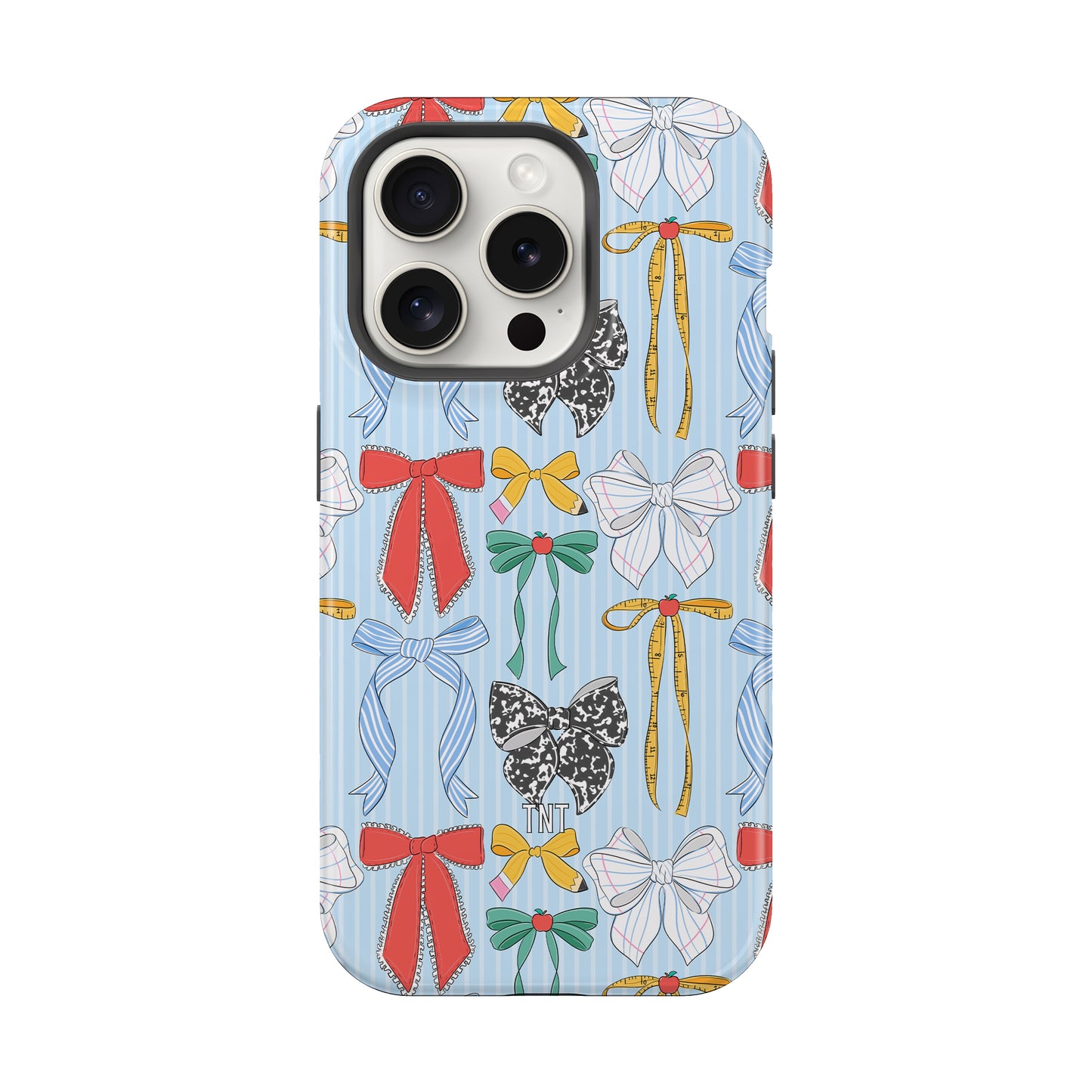 Back To School Teacher Bow Collage Tough MagSafe Phone Case