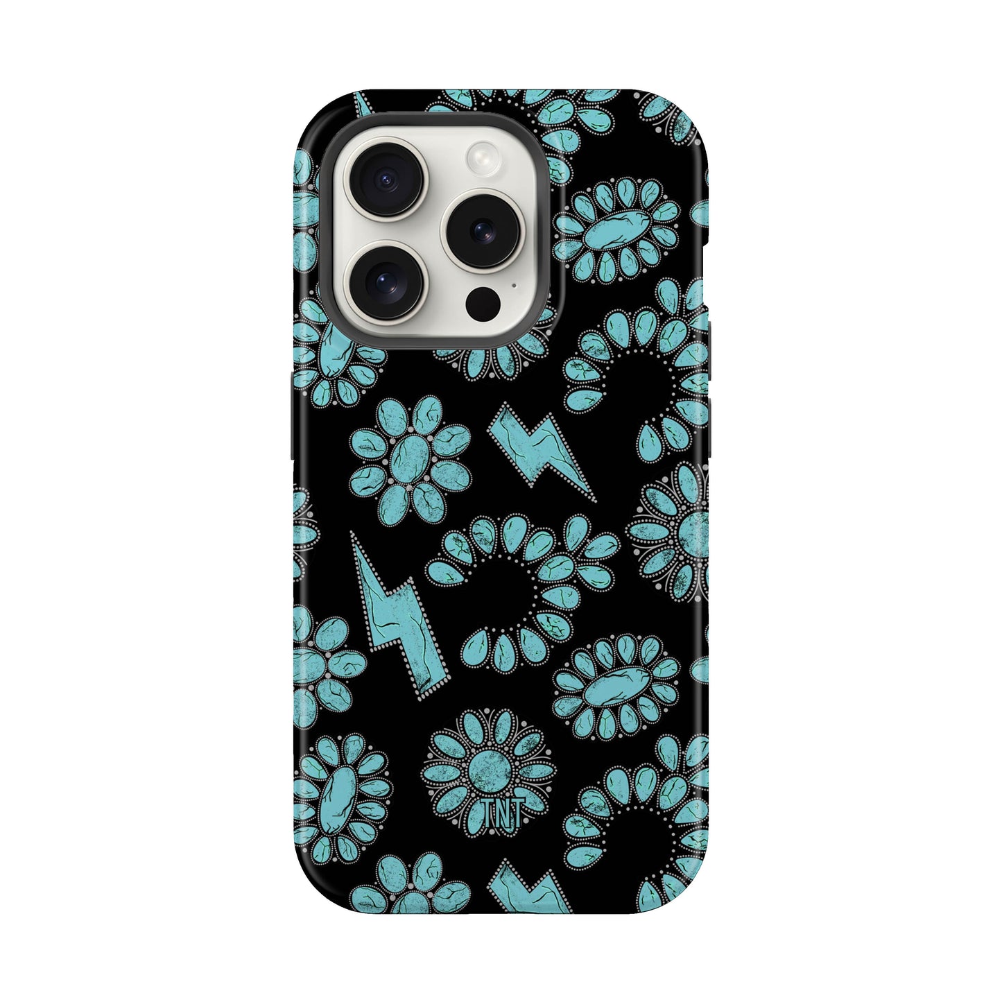 Turquoise Jewelry Western Tough Magnetic Phone Case