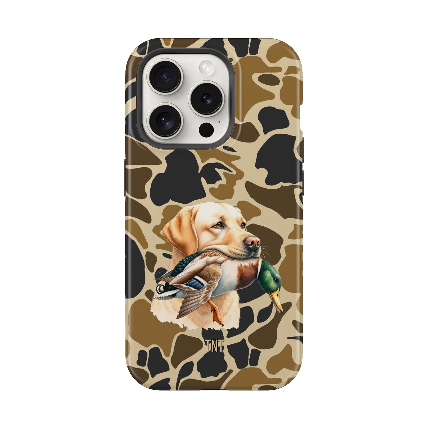 Yellow Lab Duck Camo Hunting Tough MagSafe Phone Case