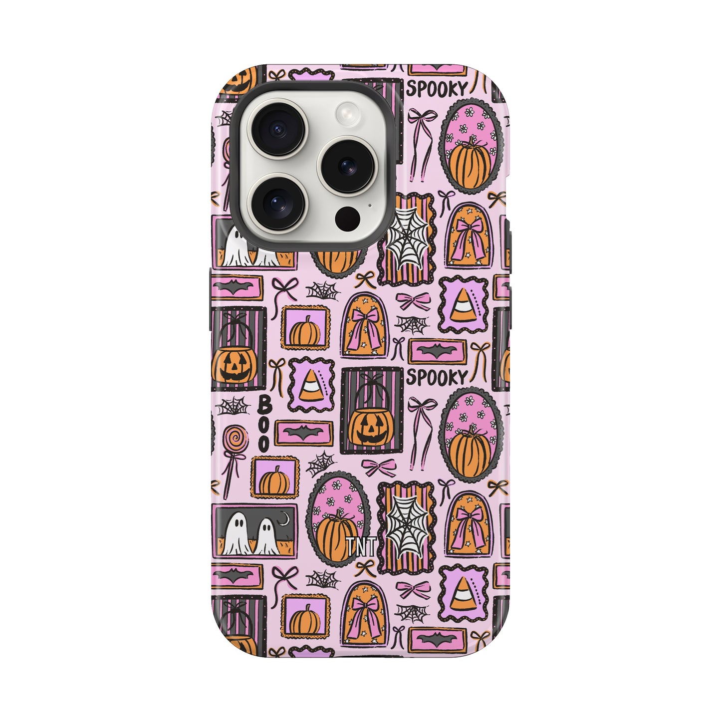 Pink Halloween Collage Tough MagSafe Phone Case