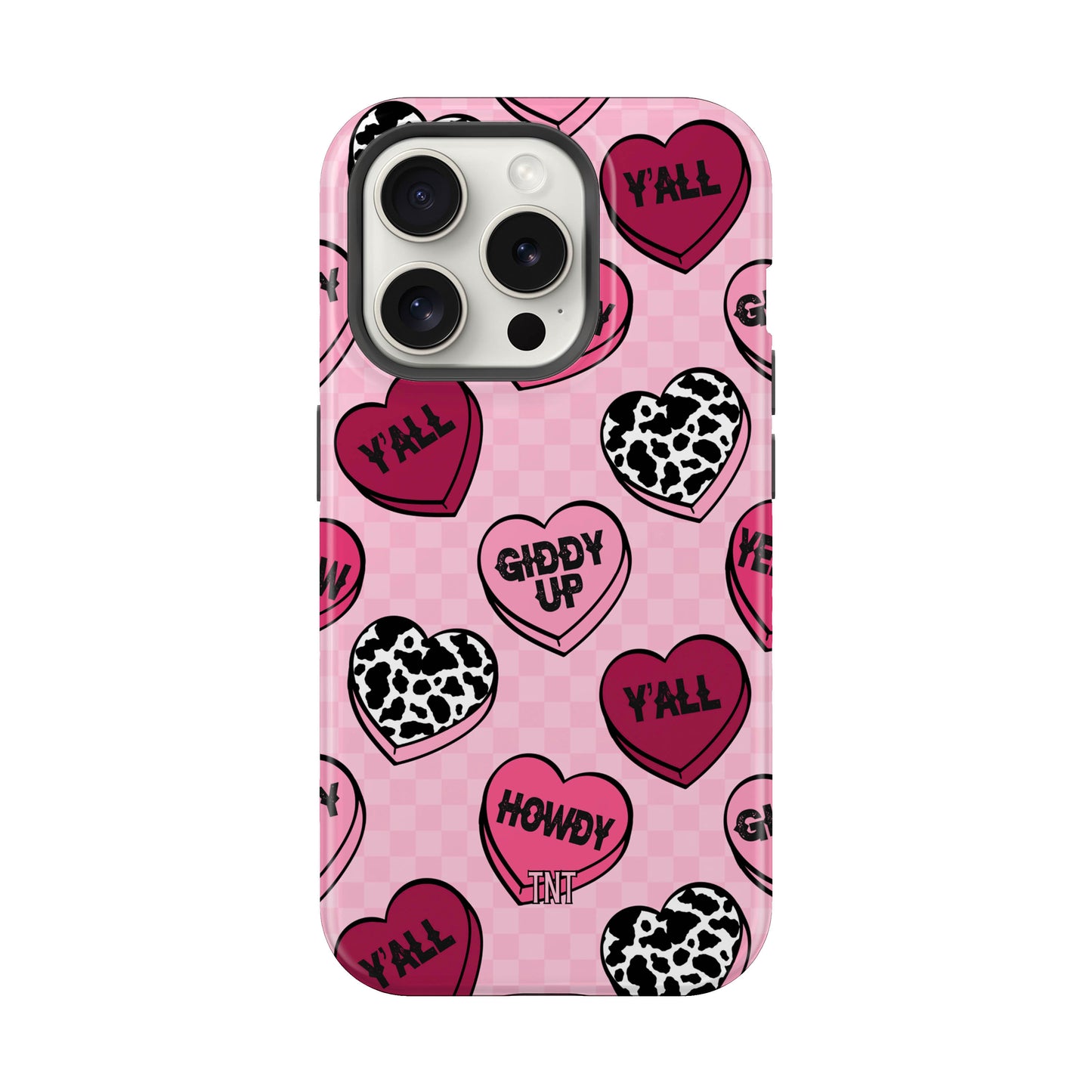 Western Candy Hearts Valentine Tough Magnetic Phone Case