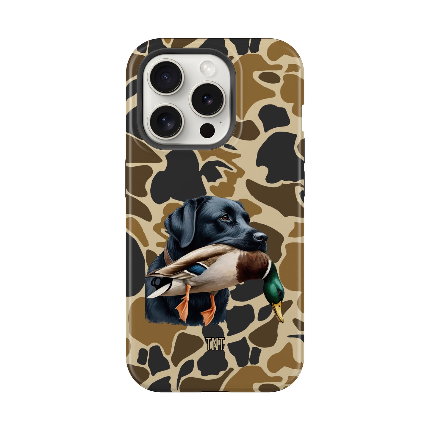 Black Lab Duck Camo Hunting Tough MagSafe Phone Case (Copy)