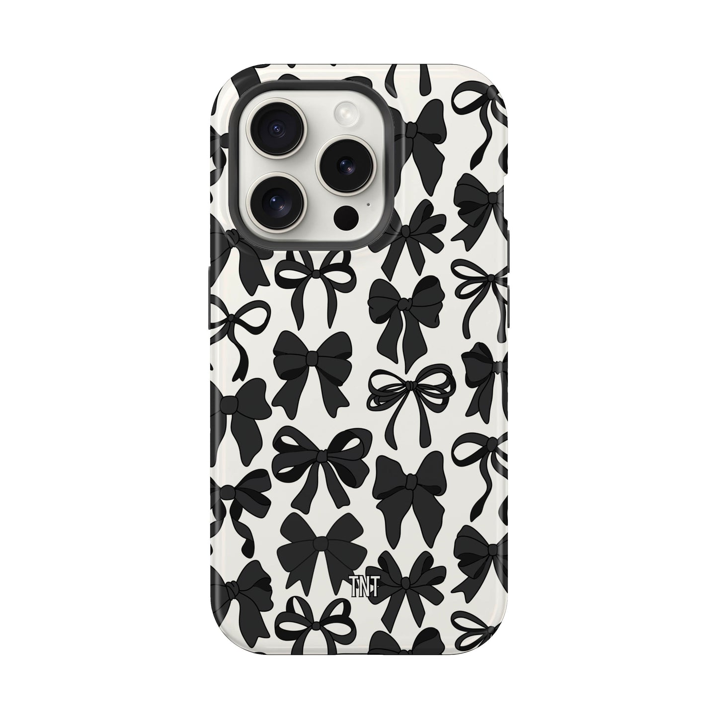 Black Bows Collage Style MagSafe Phone Case