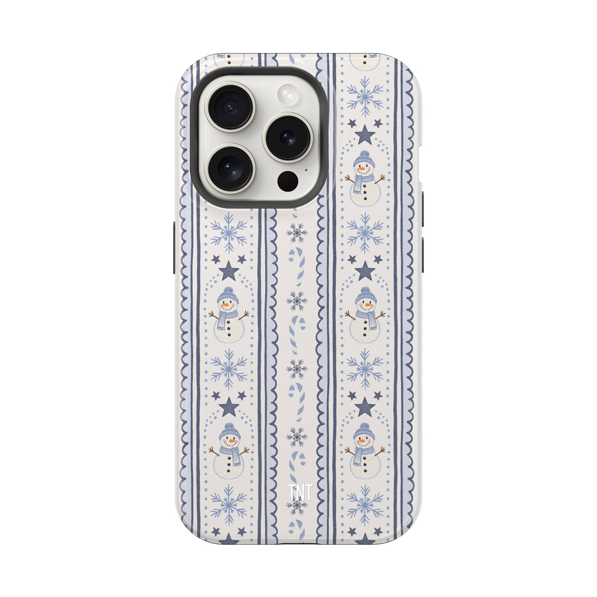 LIMITED EDITION Striped Snowman Tough MagSafe Phone Case