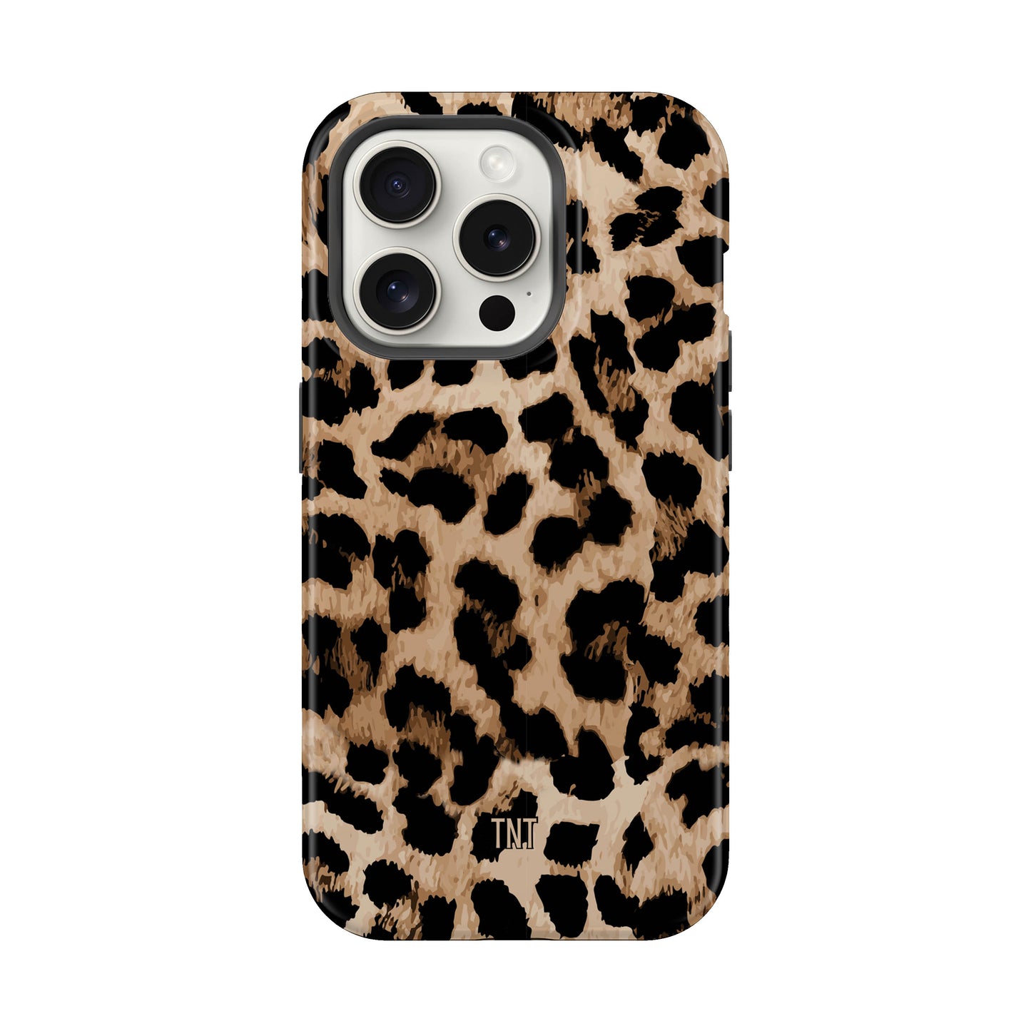 Leopard Print Trendy Tough MagSafe Phone Case