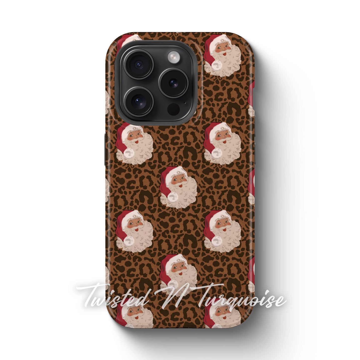 Cheetah Santa Magnetic Tough Phone Case