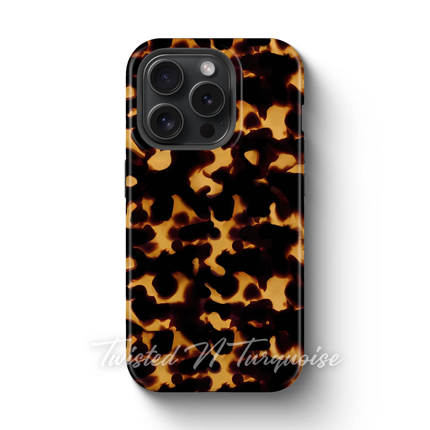 Trendy Tortoise Shell Tough Phone Case