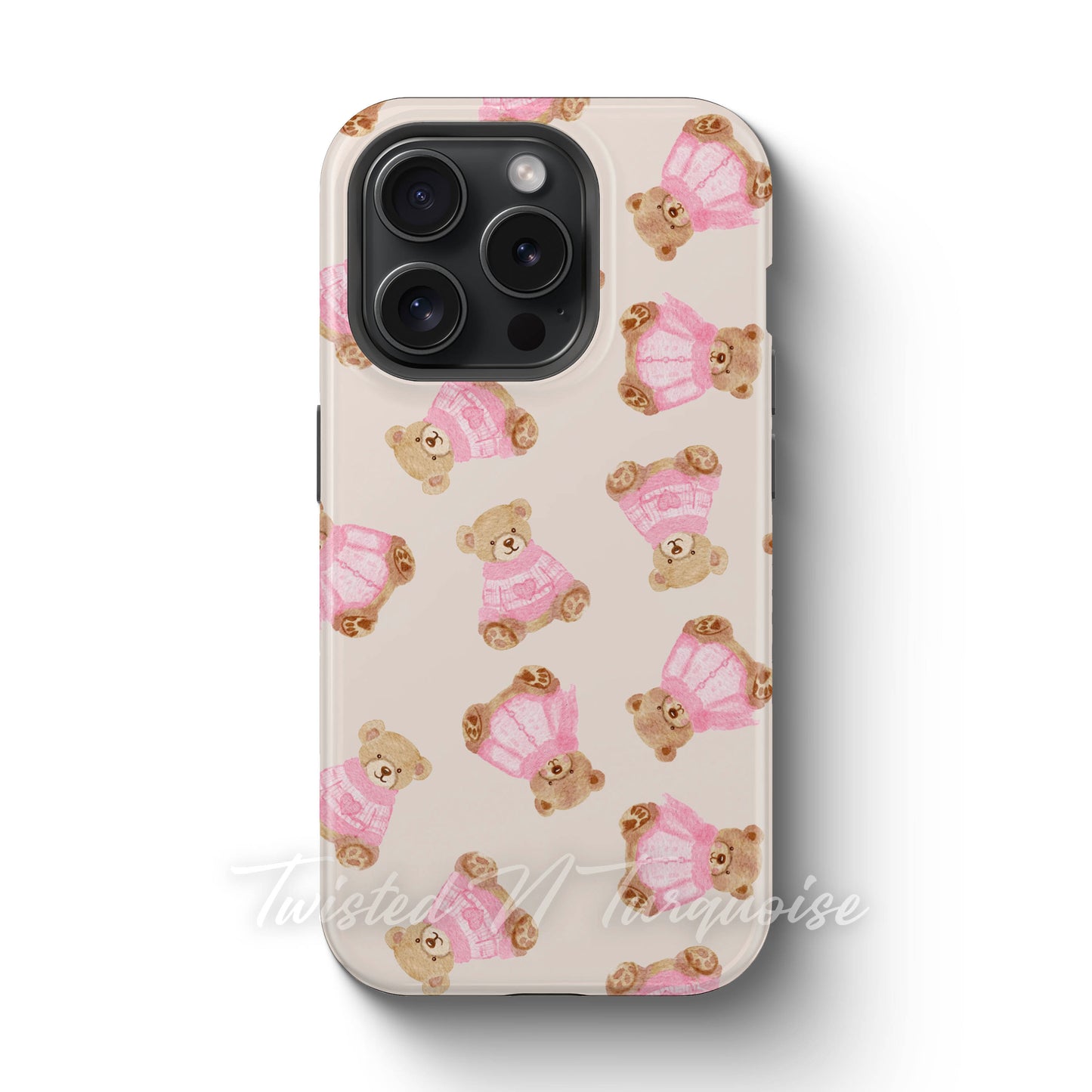 Pink Teddy’s Tough Magnetic Teddy Bear Phone Case