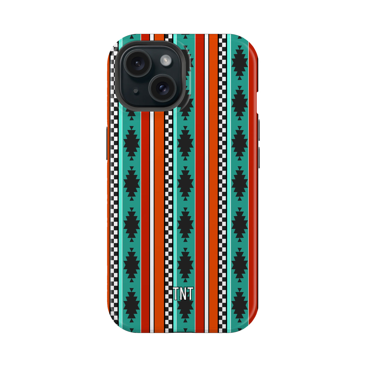 Halloween Striped Aztec Western Tough MagSafe Phone Case