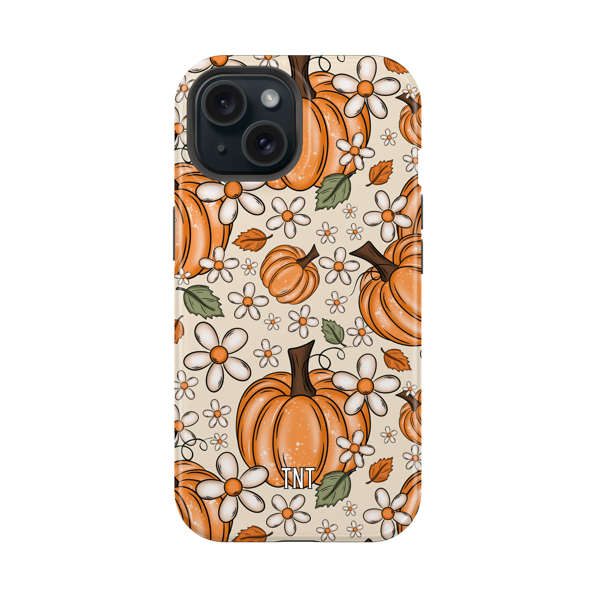 Pumpkin Daisies Fall Tough MagSafe Phone Case