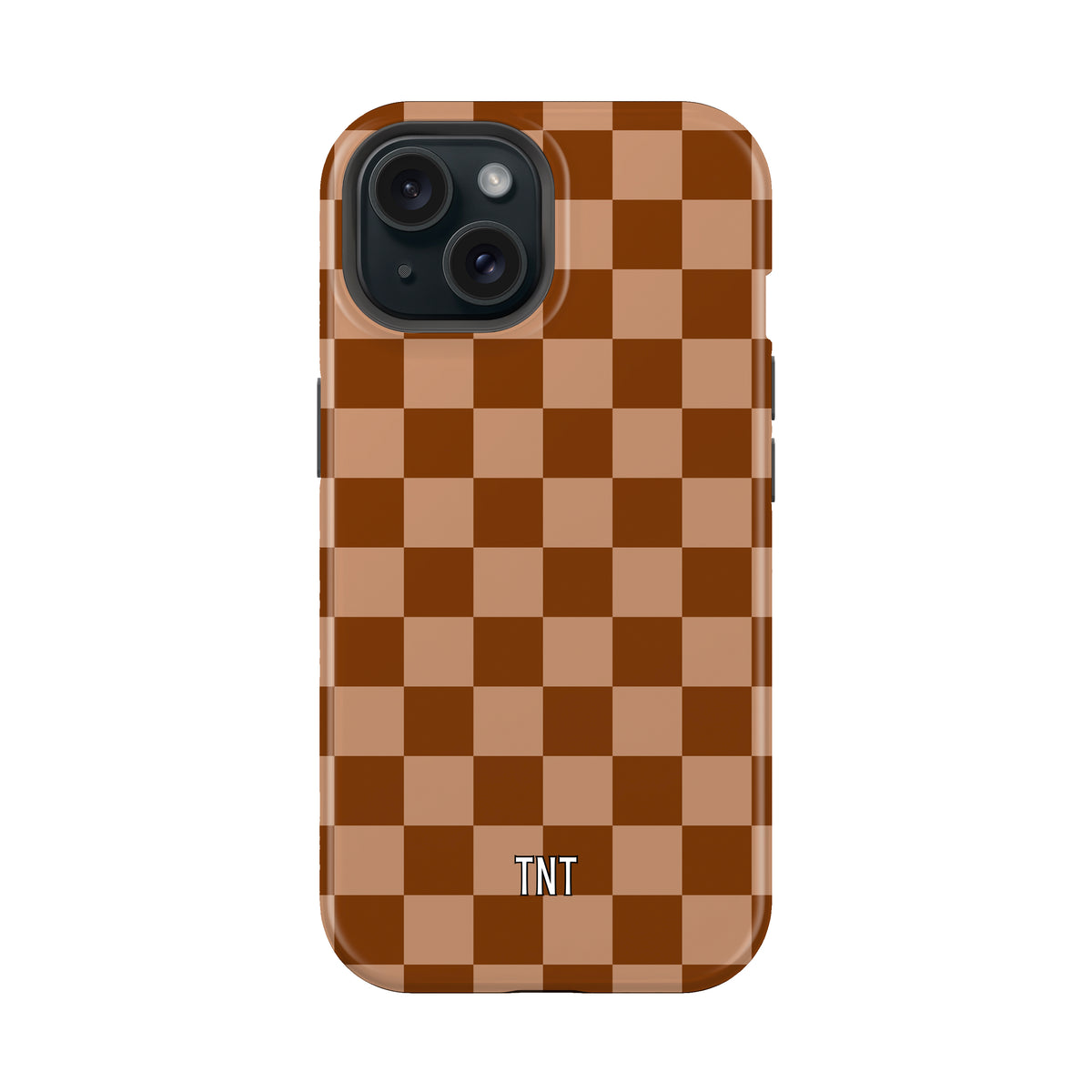Fall Caramel Checkered Tough MagSafe Phone Case