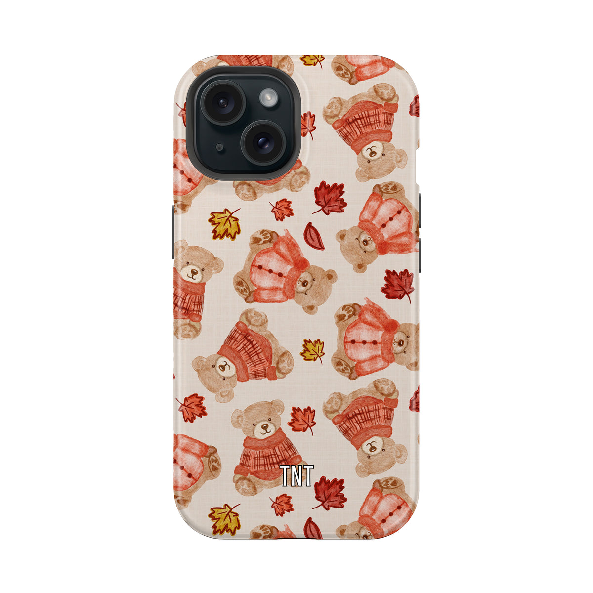 Fall Teddys Autumn Leaves Tough MagSafe Phone Case