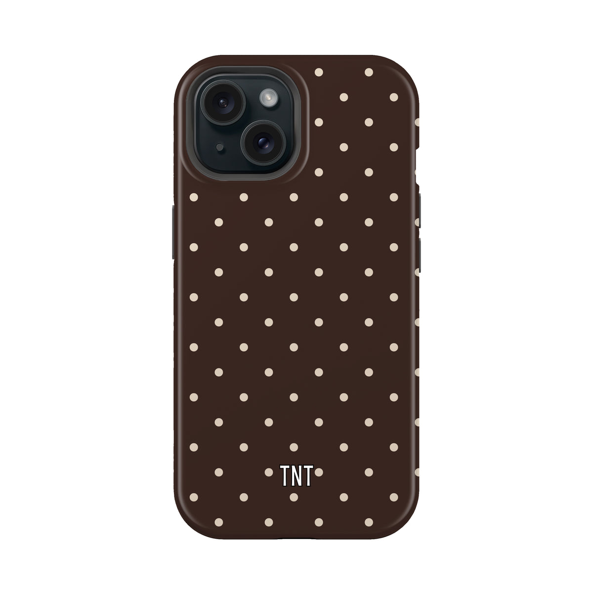 Brown Polka Dot Tough MagSafe Phone Case