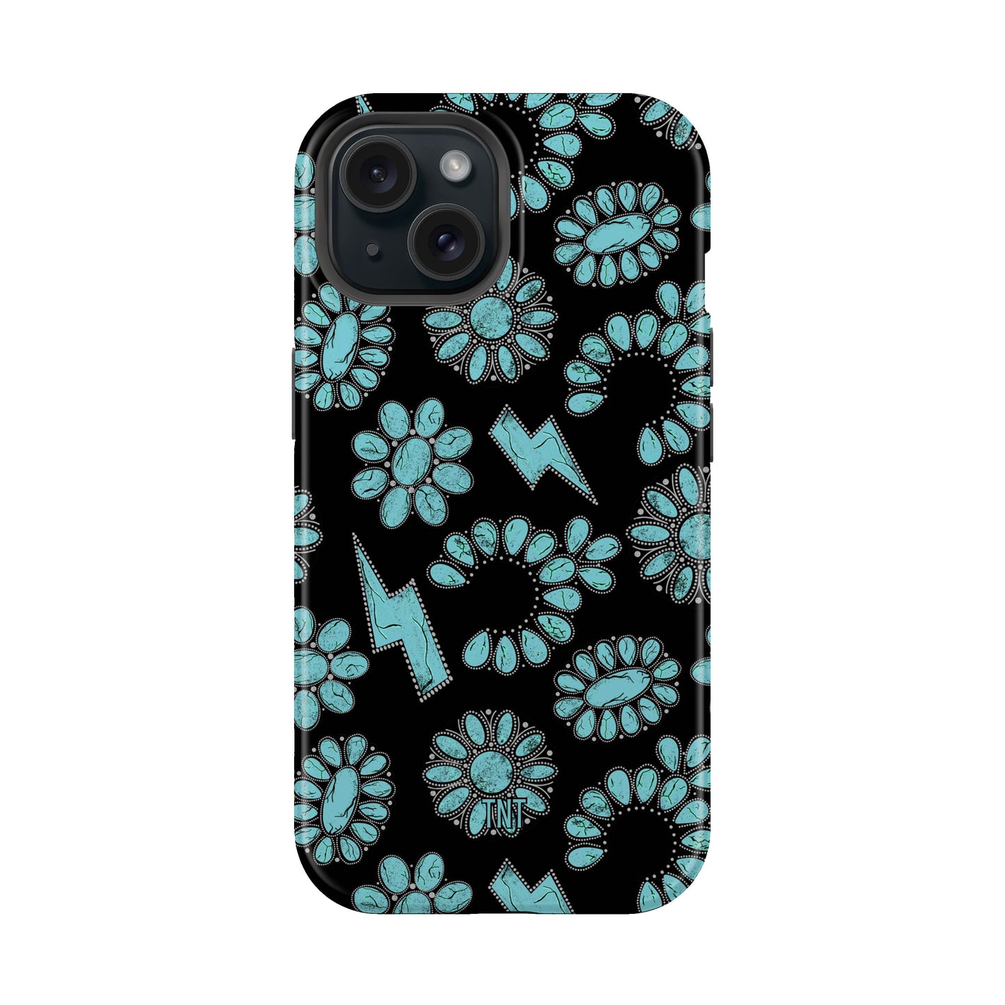 Turquoise Jewelry Western Tough Magnetic Phone Case