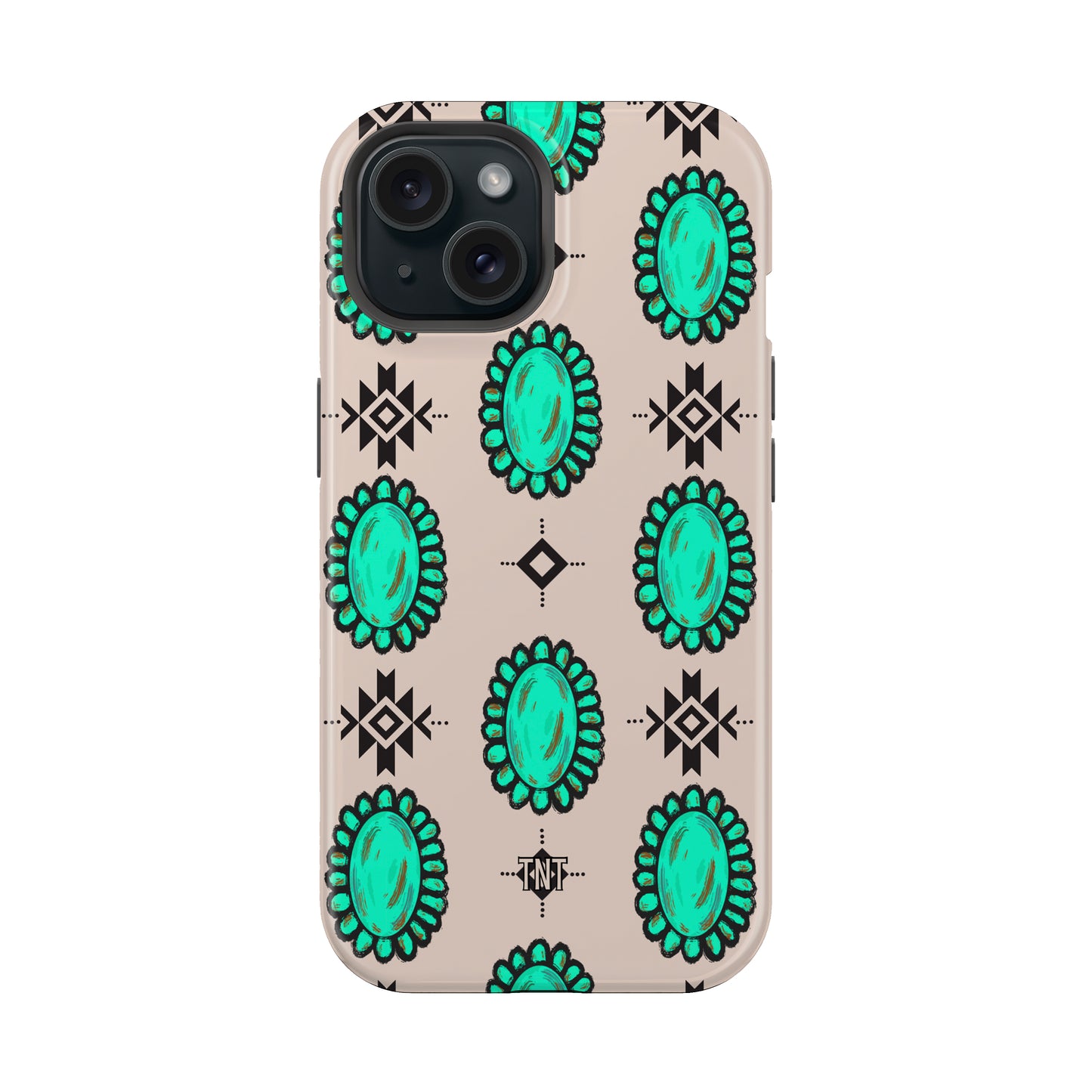 Western Concho Turquoise Tough MagSafe Phone Case