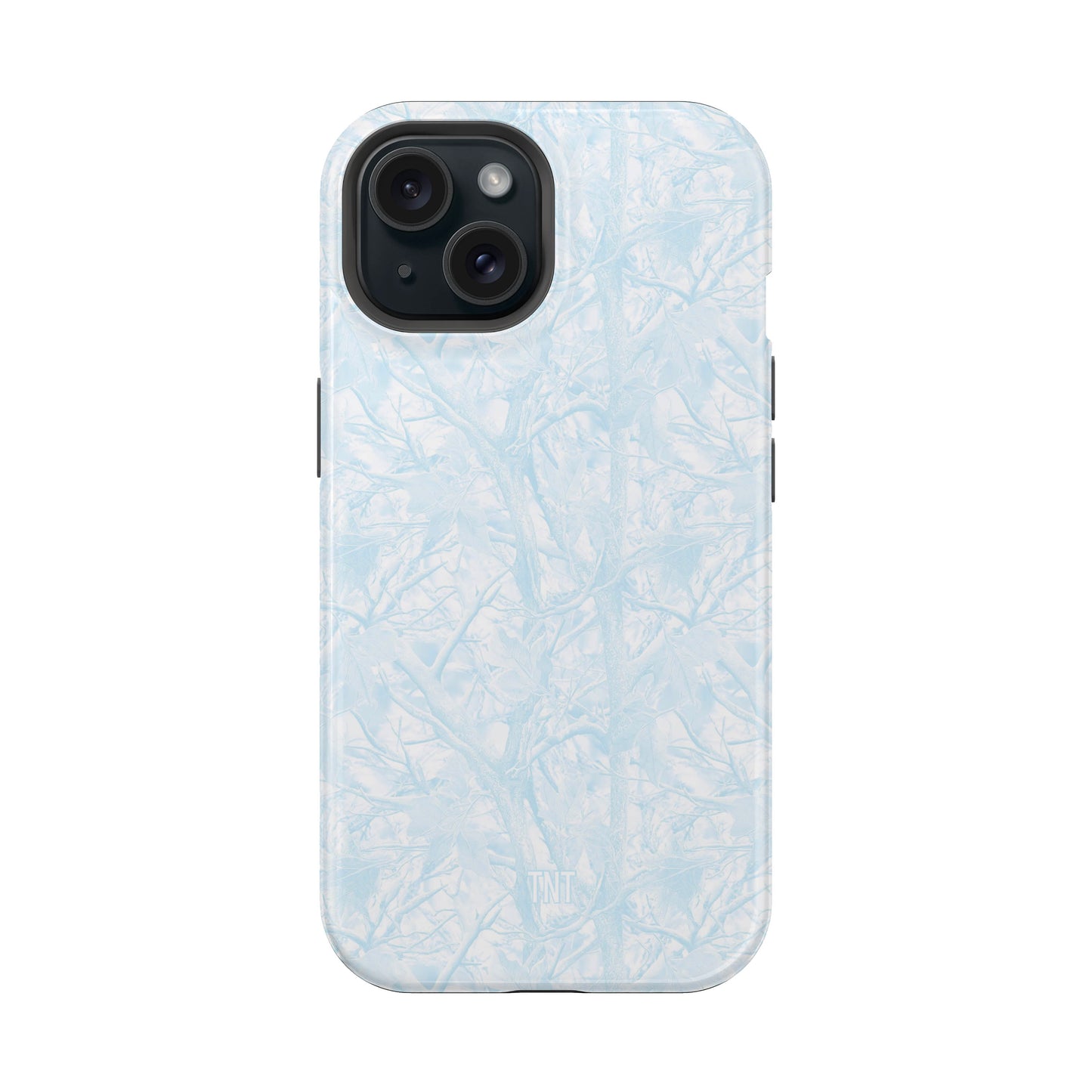 Frosted Blue Tree Camo Tough Magnetic Phone Case