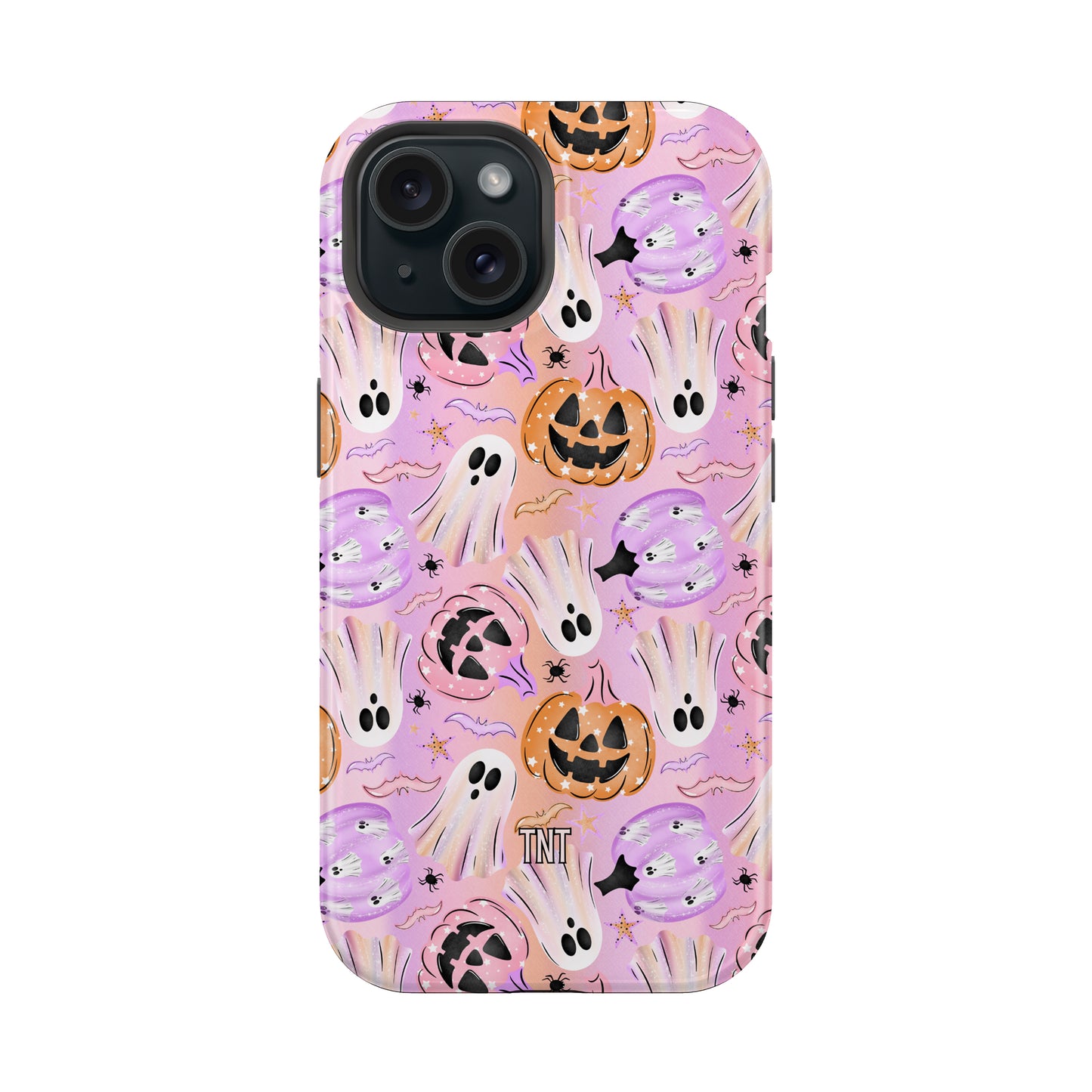 Pastel Pumpkins & Ghosts Halloween Summer Autumn Bright Tough MagSafe Phone Case