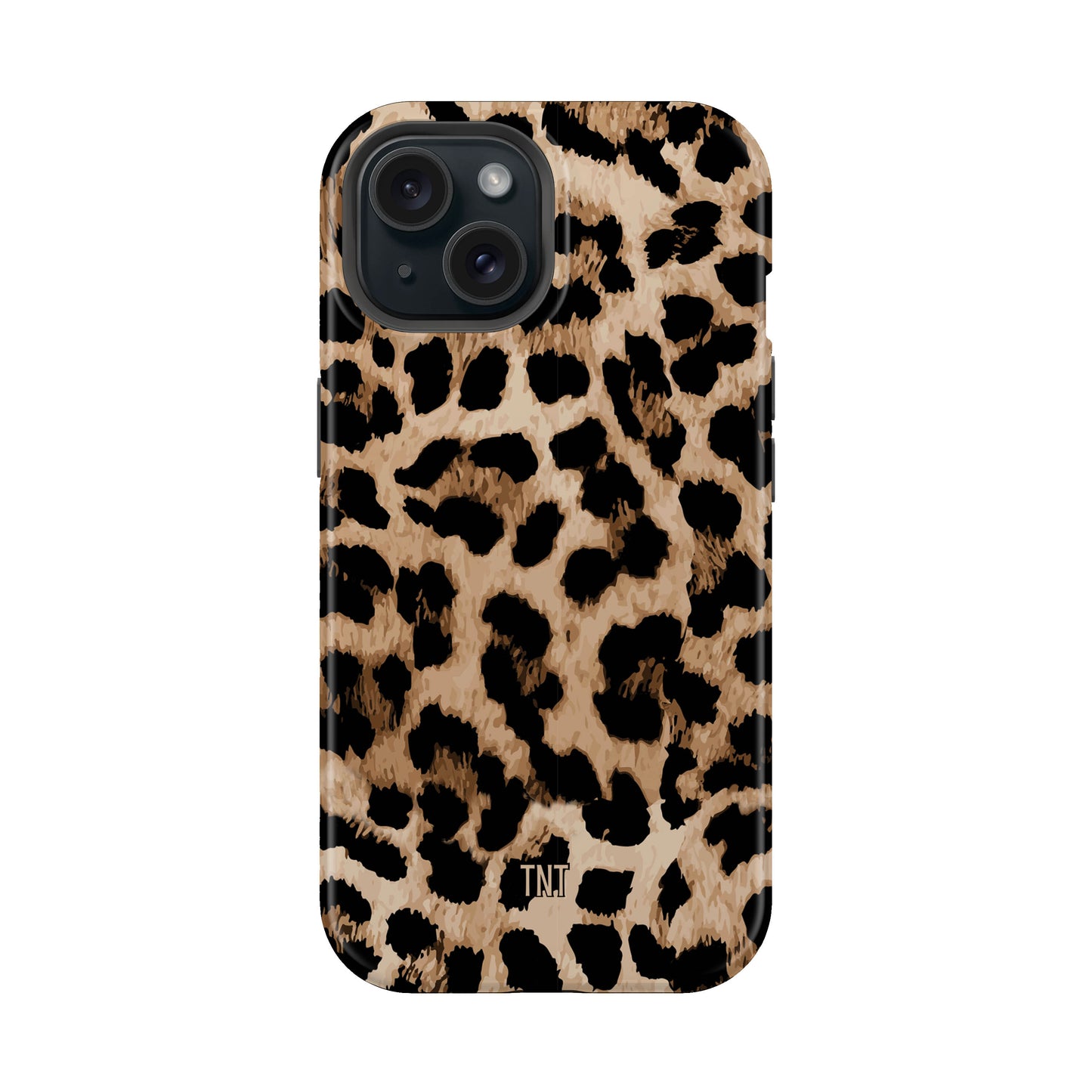 Leopard Print Trendy Tough MagSafe Phone Case