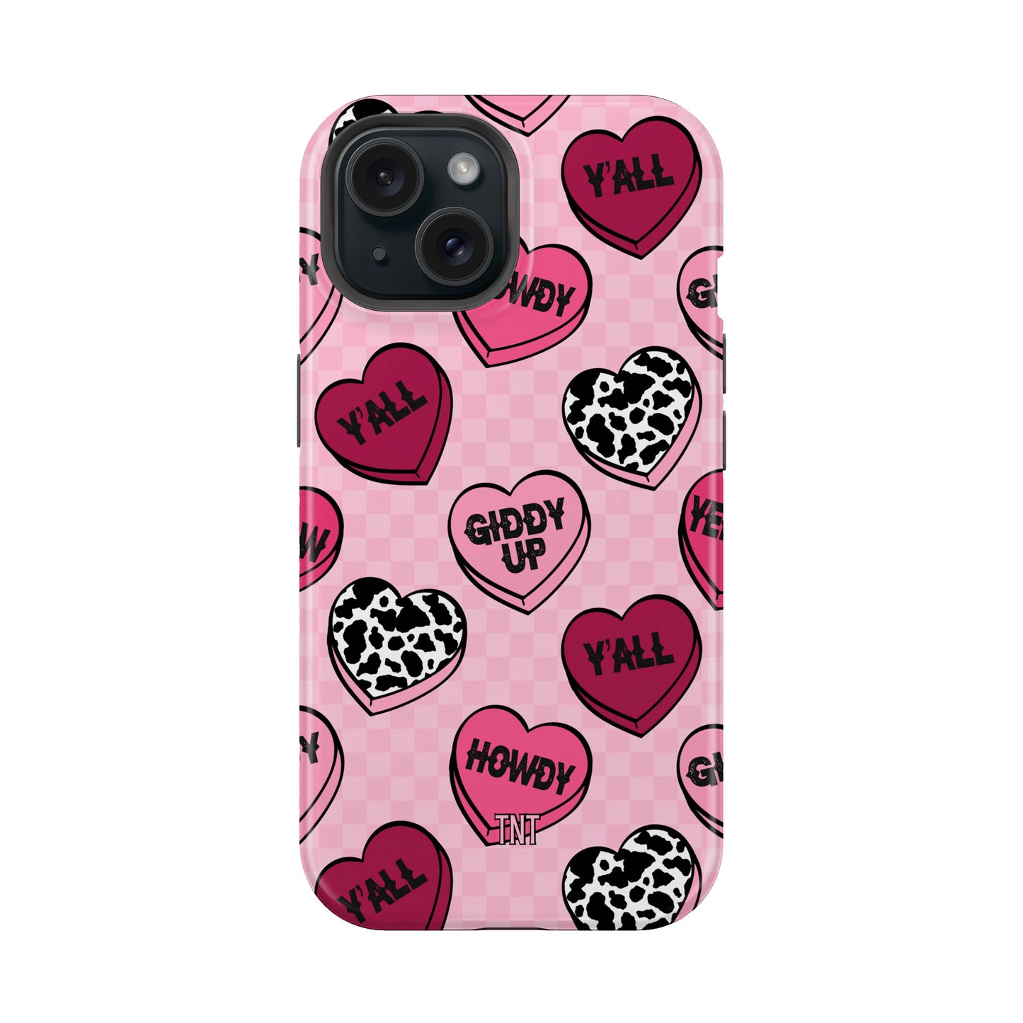 Western Candy Hearts Valentine Tough Magnetic Phone Case