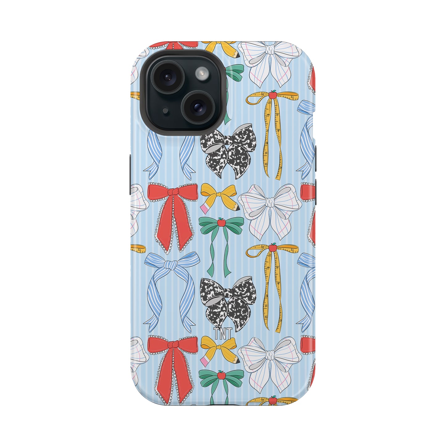 Back To School Teacher Bow Collage Tough MagSafe Phone Case