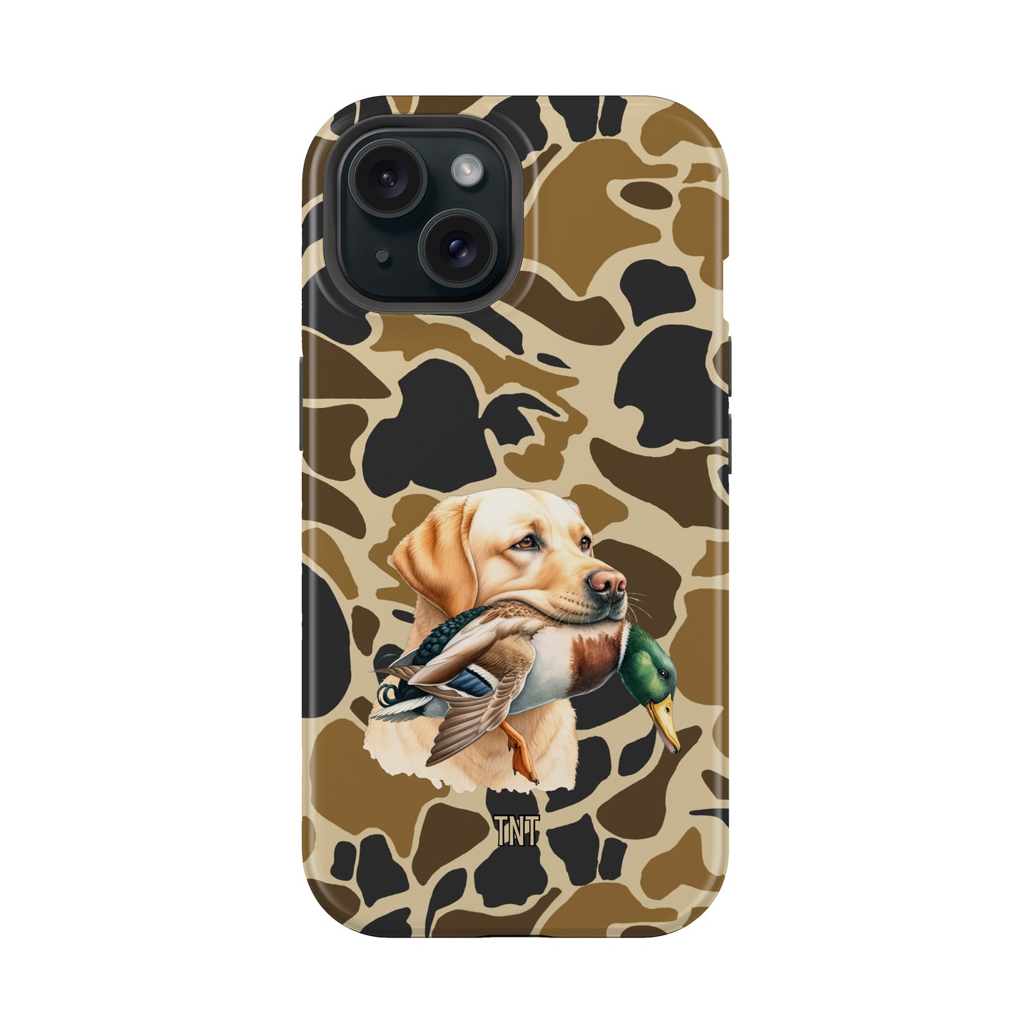 Yellow Lab Duck Camo Hunting Tough MagSafe Phone Case