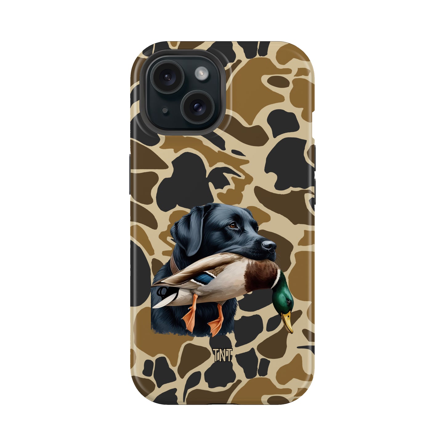 Black Lab Duck Camo Hunting Tough MagSafe Phone Case (Copy)