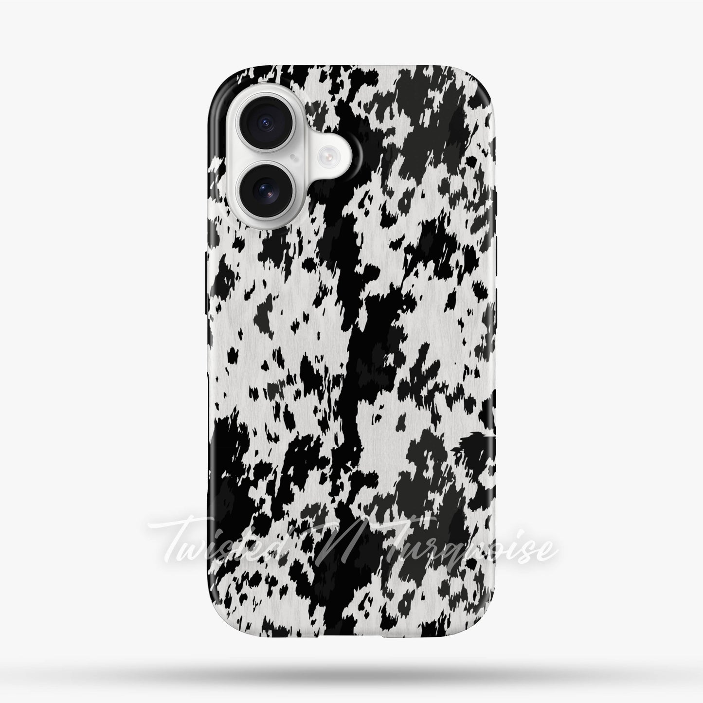 Western Cowhide Print Tough Magnetic Mobile Phone Case