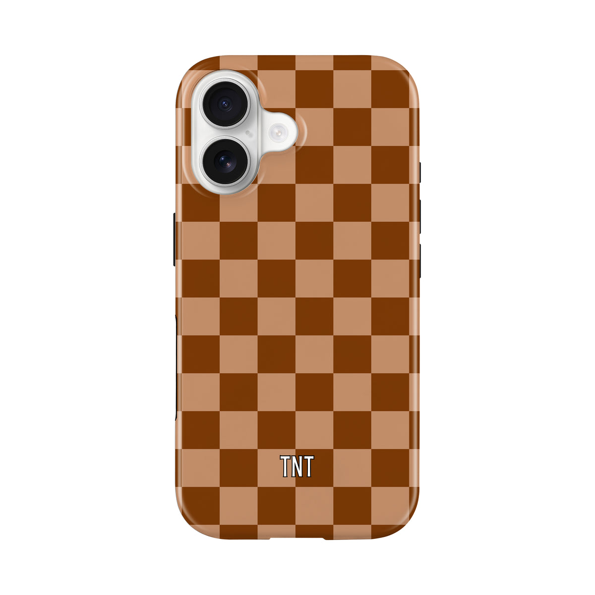 Fall Caramel Checkered Tough MagSafe Phone Case