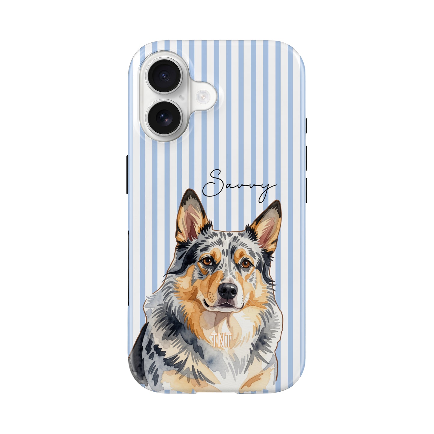 Custom Pet Watercolor Portrait Phone Case Customizable Personalized Keep Sake Photo Case