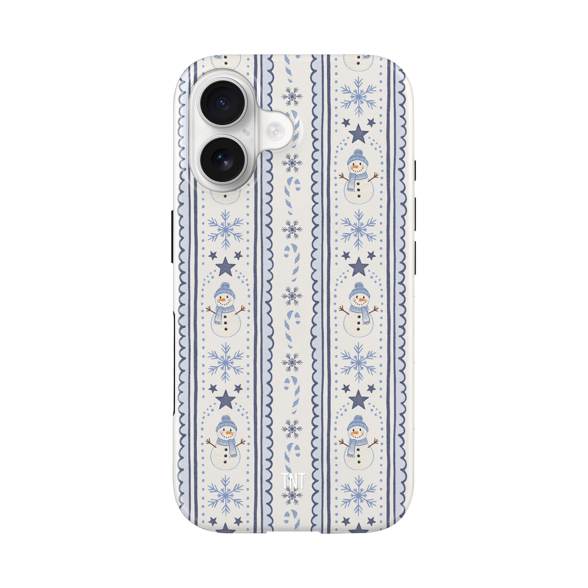 LIMITED EDITION Striped Snowman Tough MagSafe Phone Case