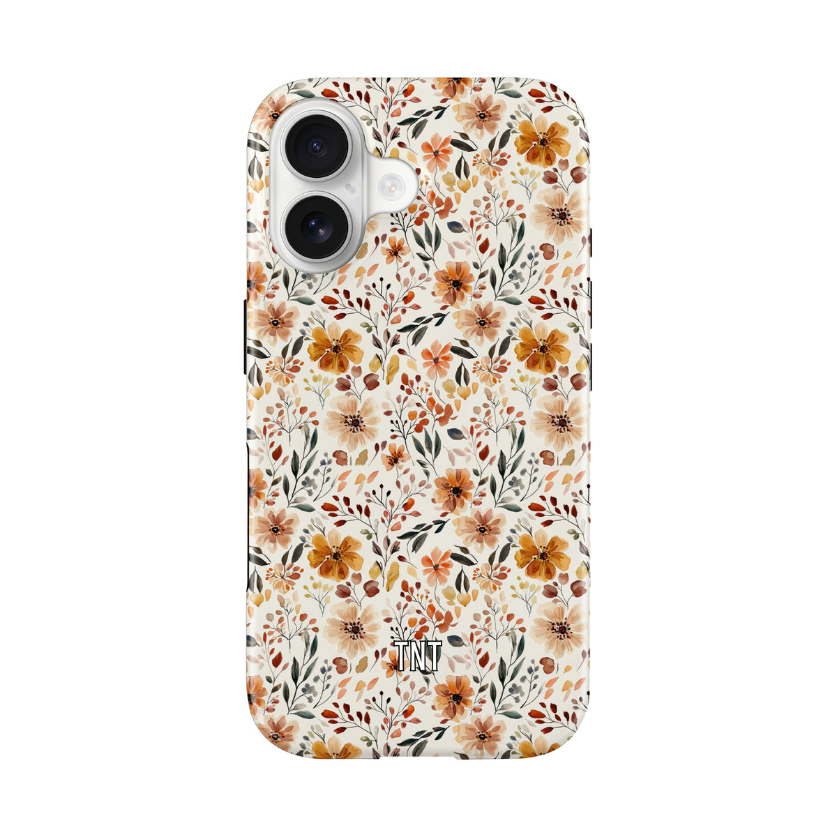 White Fall Florals Tough MagSafe Phone Case