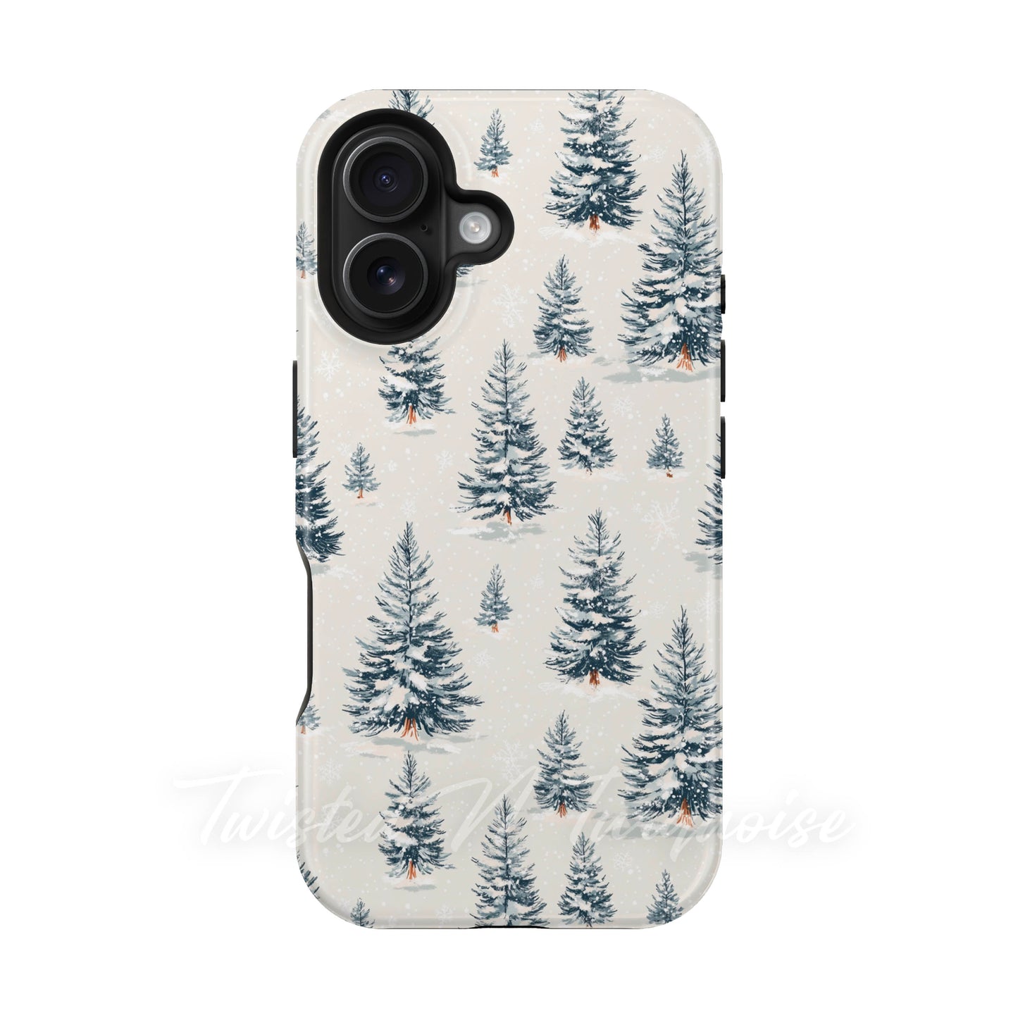 Winter Wonderland Snowy Pine Tough Magnetic Phone Case