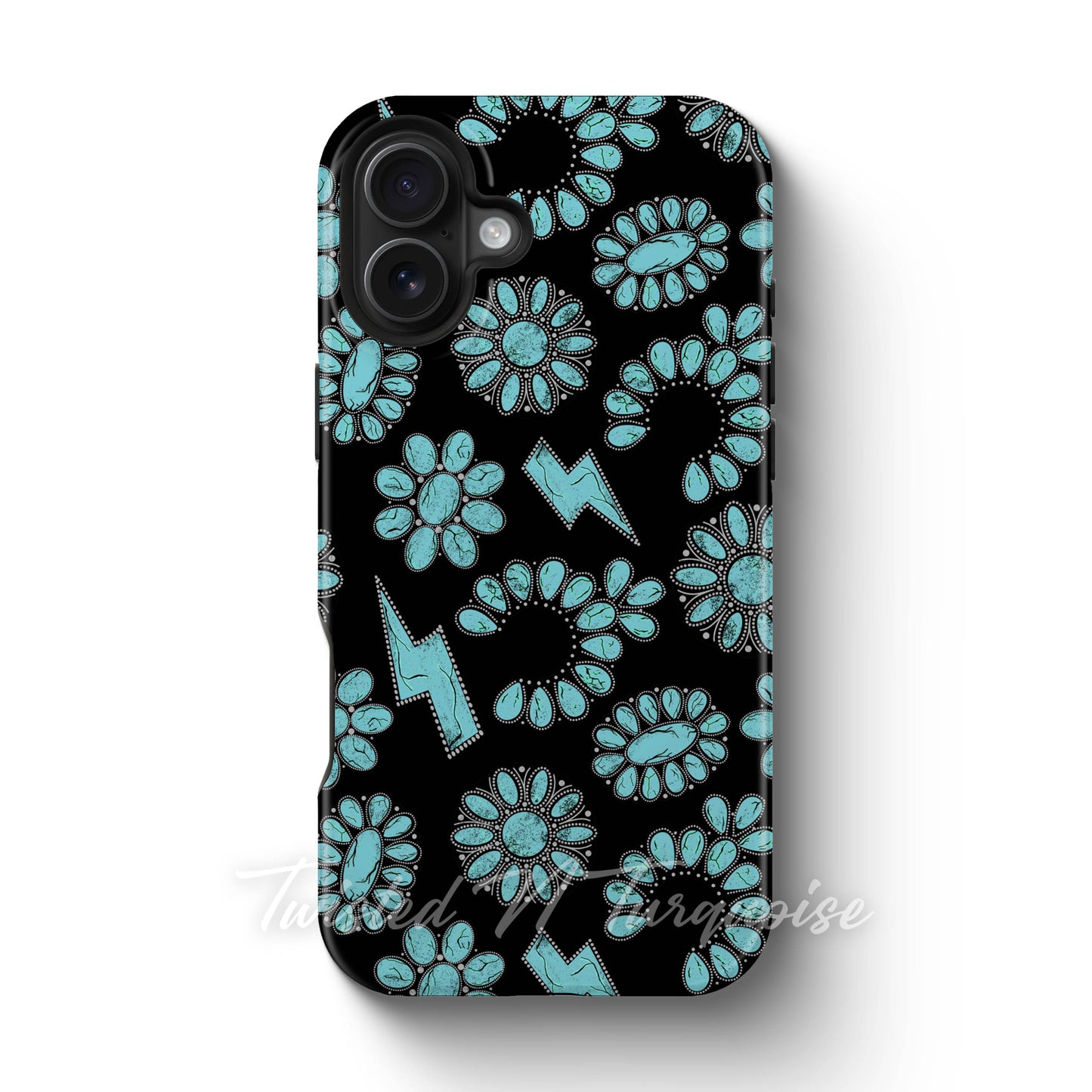Turquoise Jewelry Western Tough Magnetic Phone Case