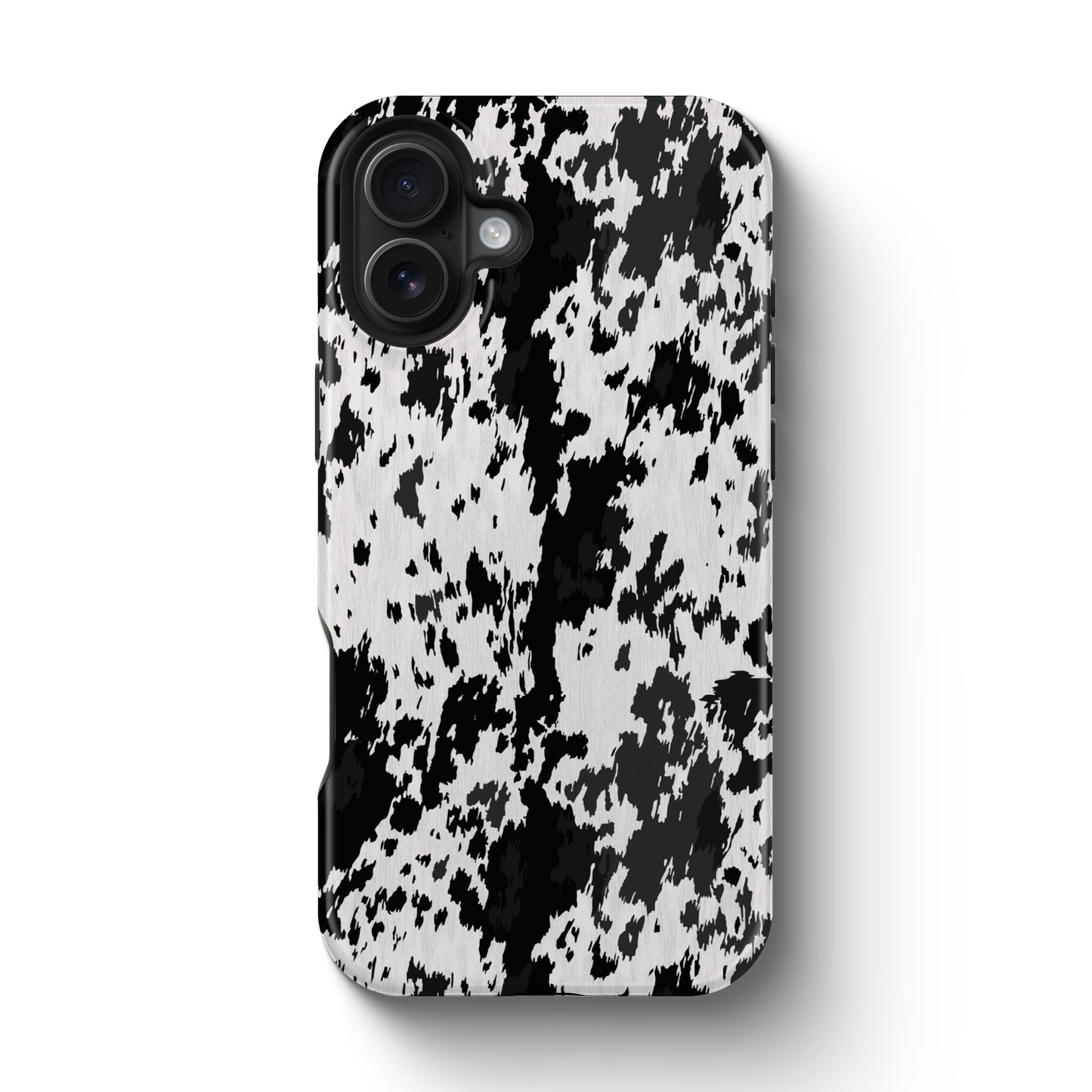 Western Cowhide Print Tough Magnetic Mobile Phone Case
