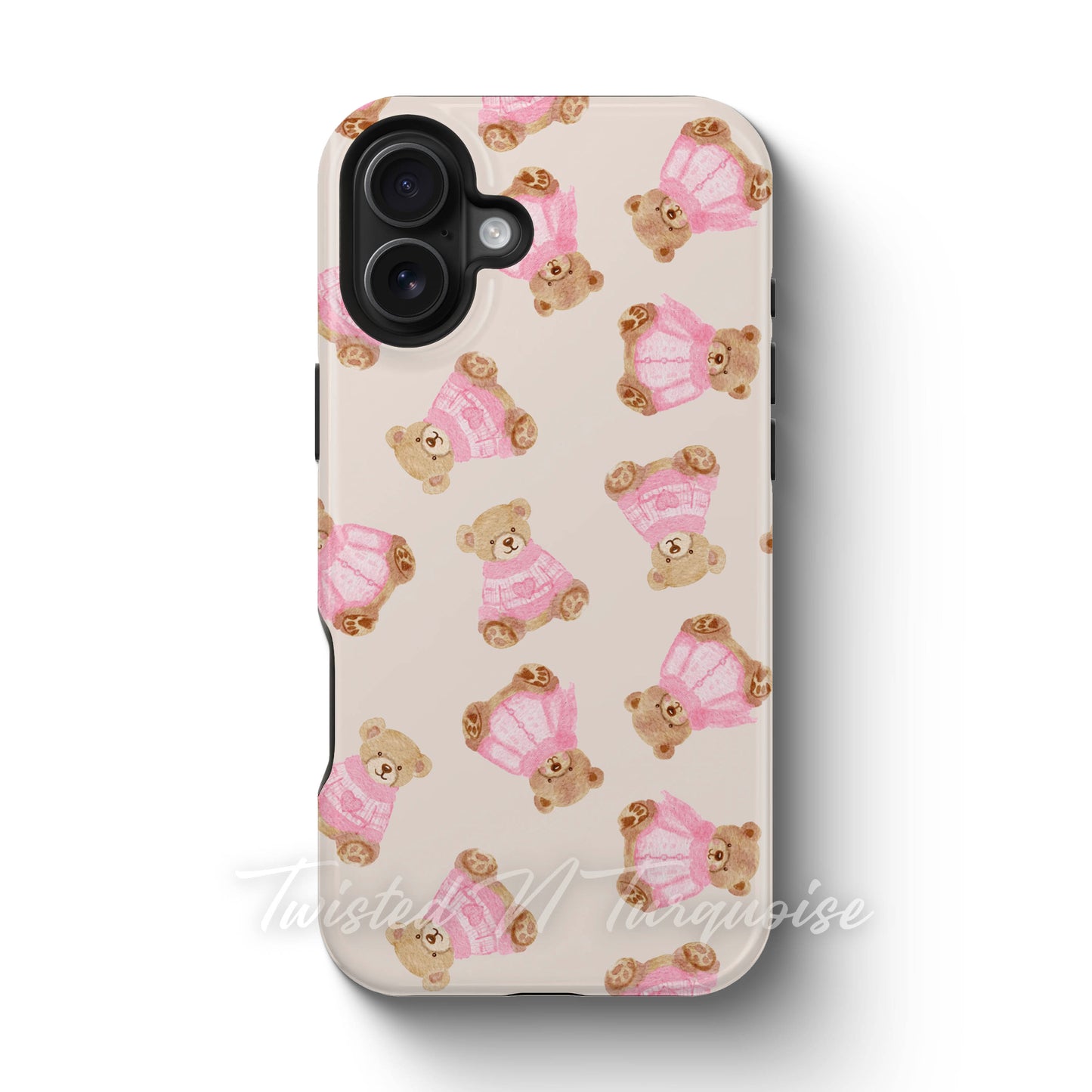 Pink Teddy’s Tough Magnetic Teddy Bear Phone Case