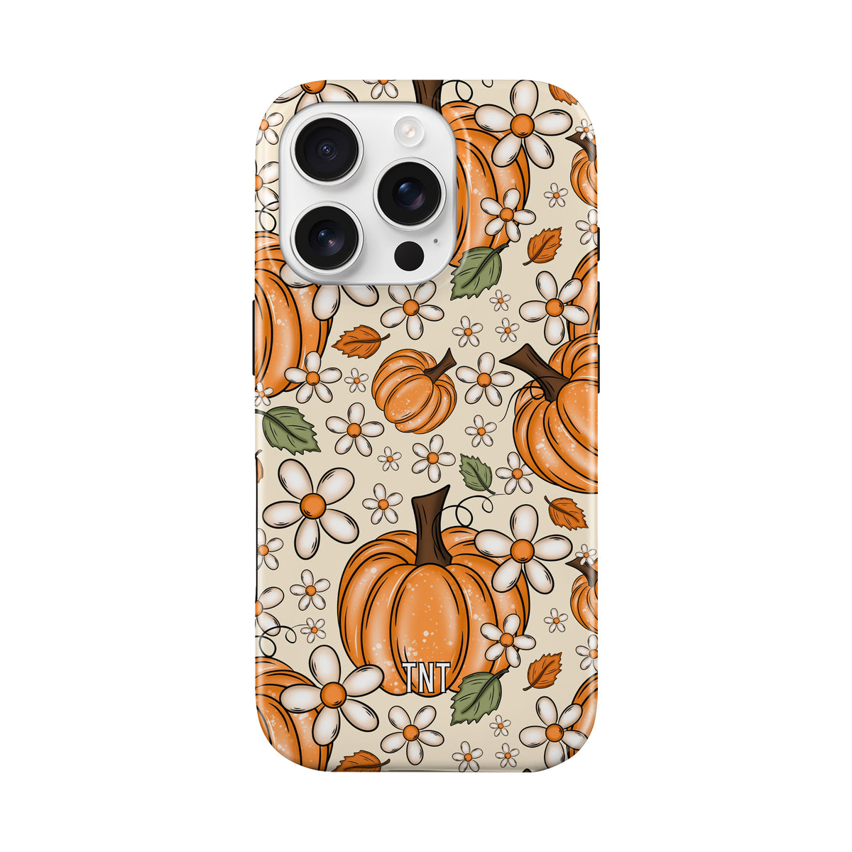 Pumpkin Daisies Fall Tough MagSafe Phone Case