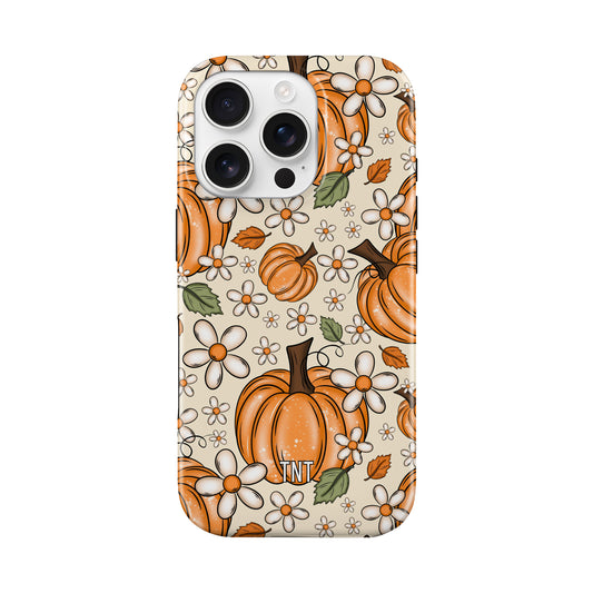 Pumpkin Daisies Fall Tough MagSafe Phone Case