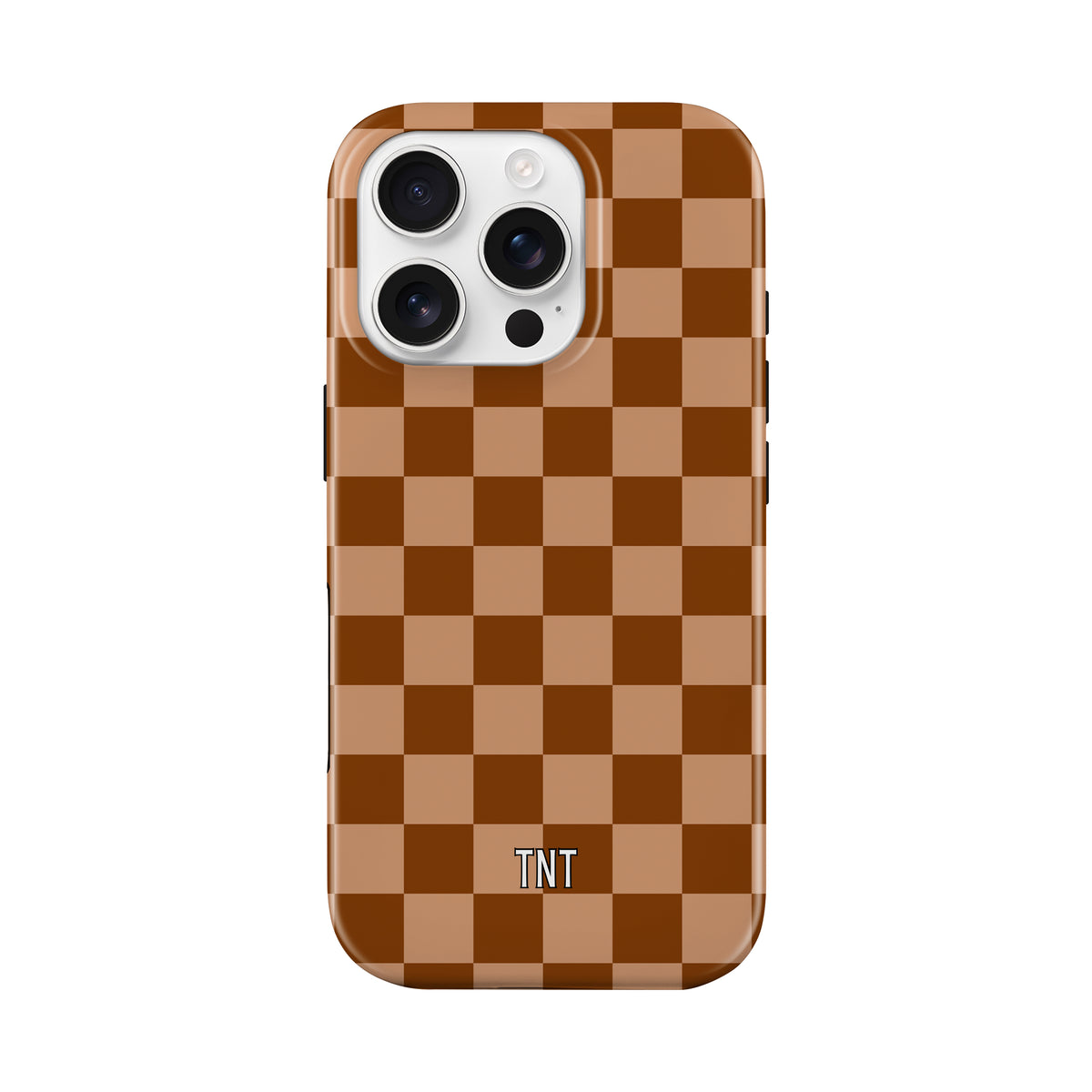 Fall Caramel Checkered Tough MagSafe Phone Case