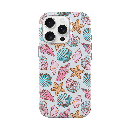 Summer Sea Shells Beachy Tough MagSafe Phone Case
