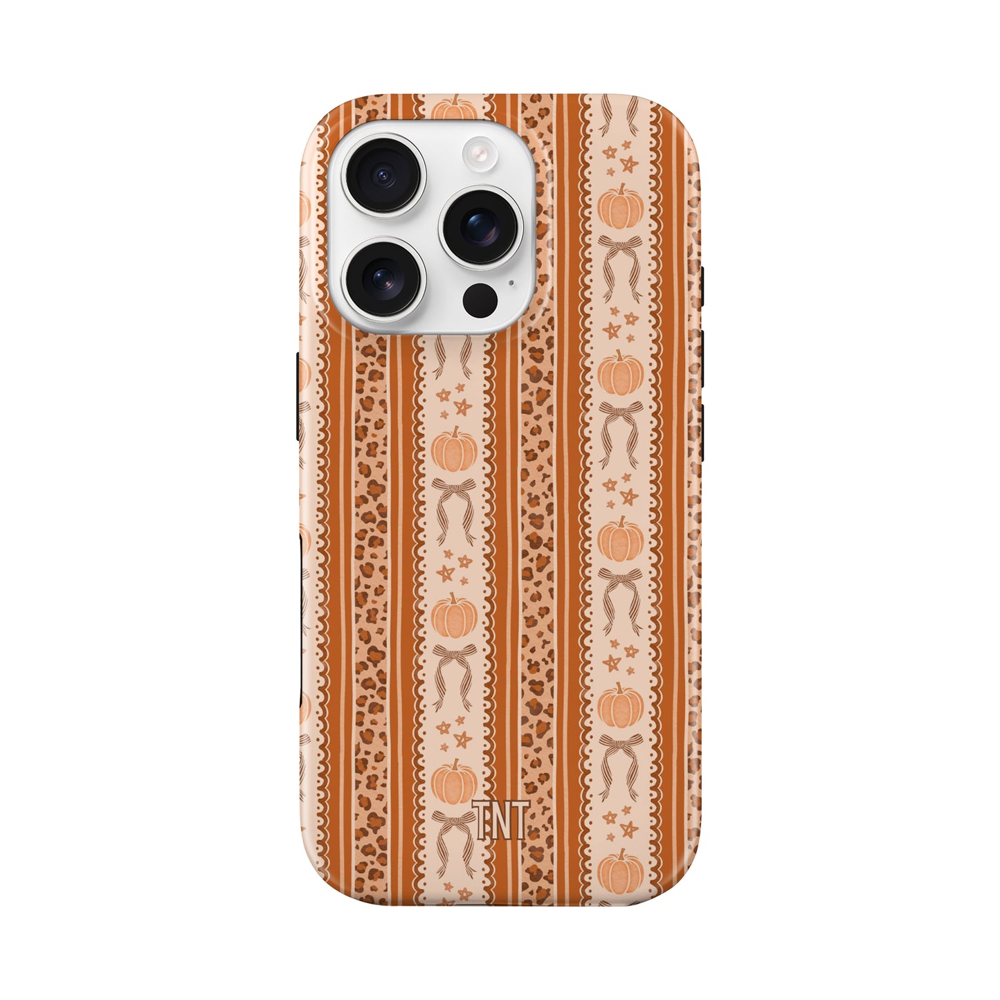 Fall Stripes Autumn Pumpkin Tough MagSafe Phone Case