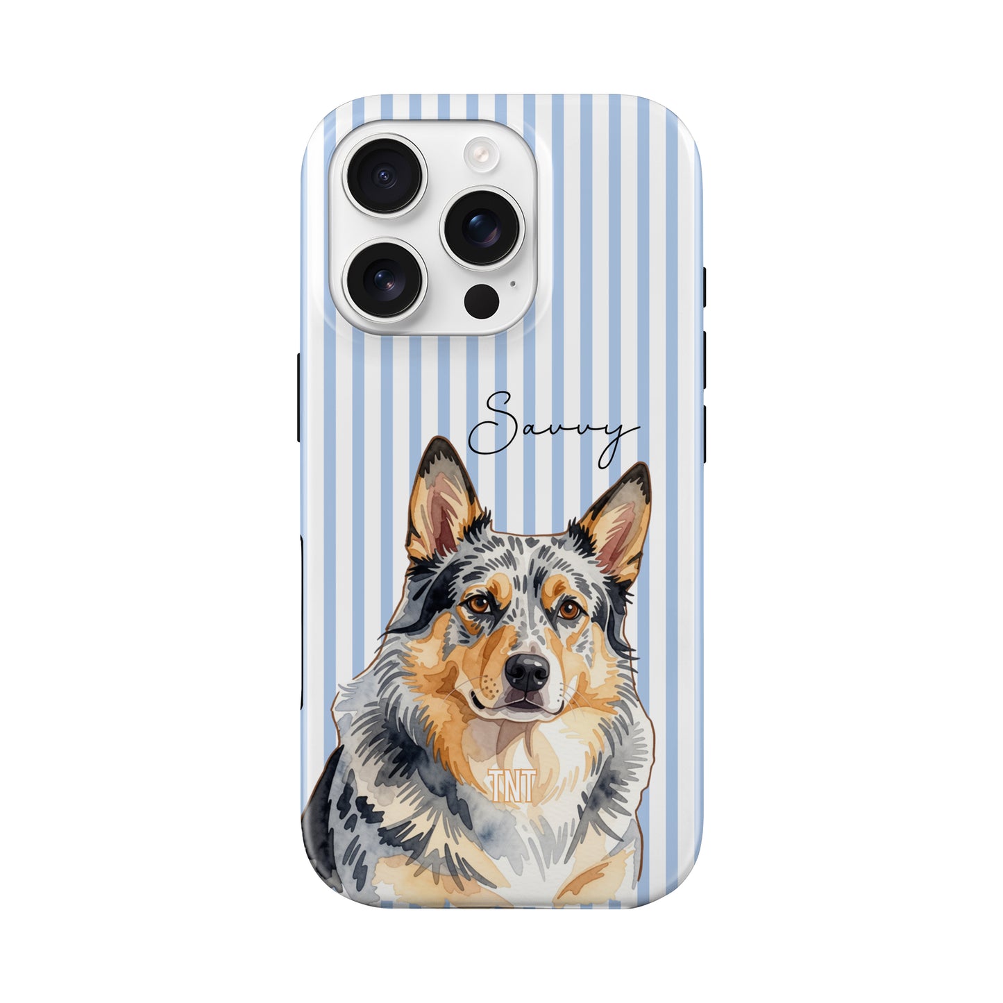Custom Pet Watercolor Portrait Phone Case Customizable Personalized Keep Sake Photo Case