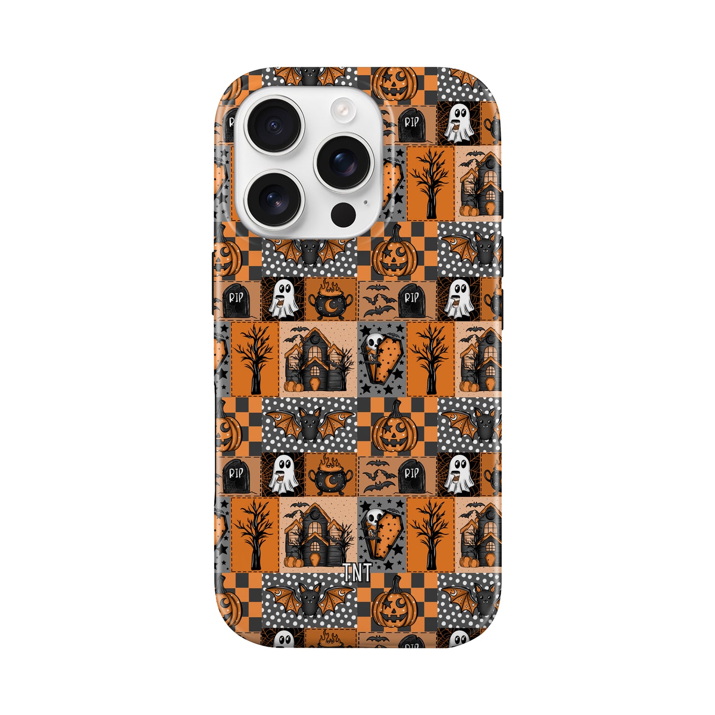 Orange Halloween Collage Tough MagSafe Phone Case