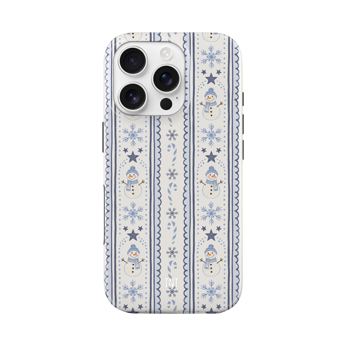 LIMITED EDITION Striped Snowman Tough MagSafe Phone Case