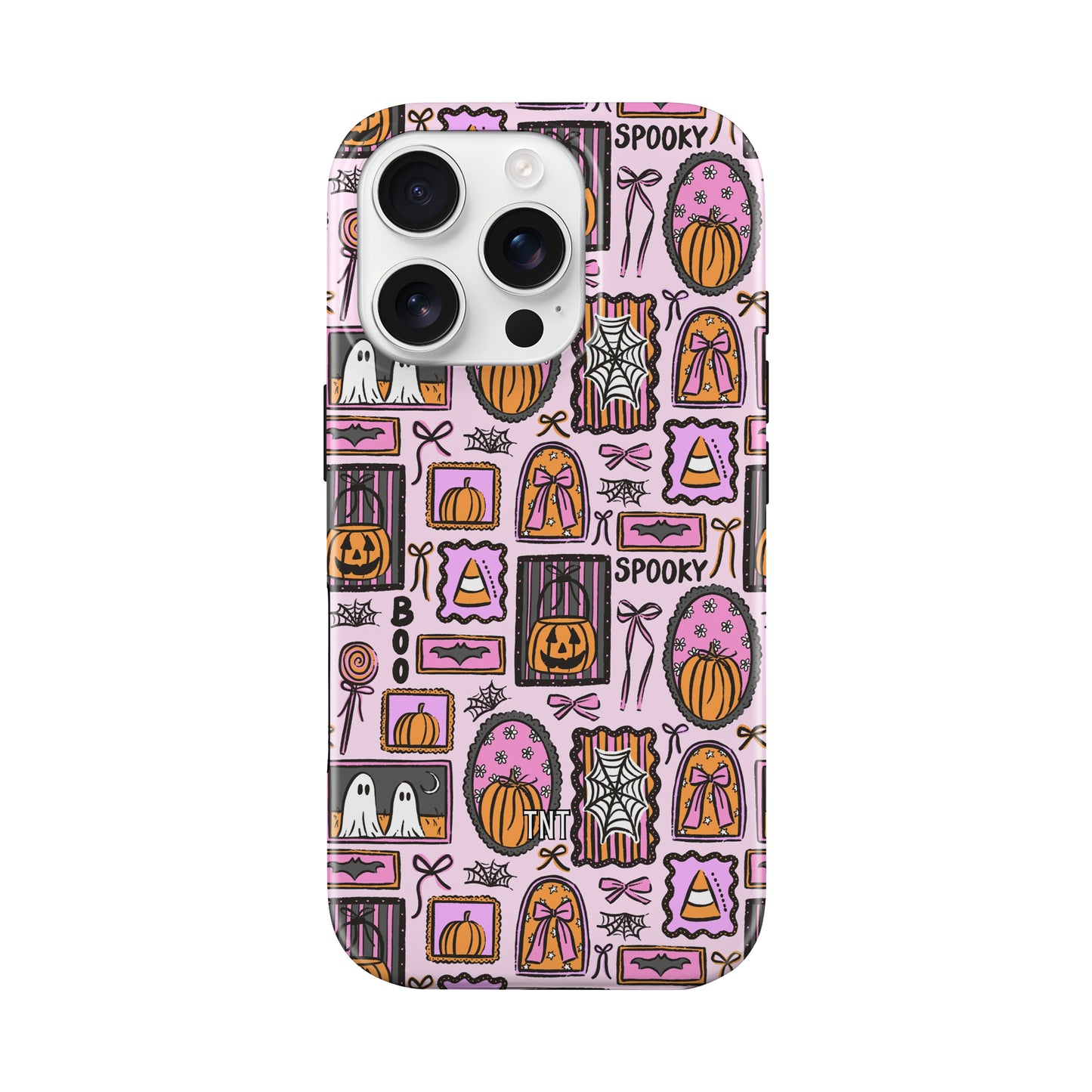 Pink Halloween Collage Tough MagSafe Phone Case