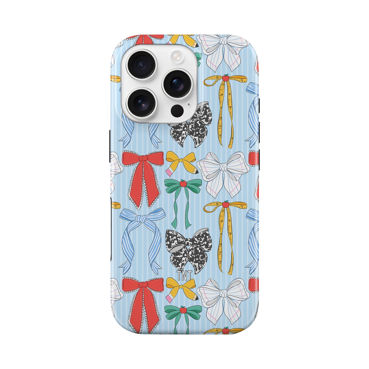 Back To School Teacher Bow Collage Tough MagSafe Phone Case