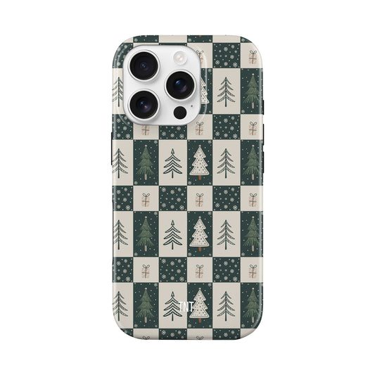 LIMITED EDITION Christmas Tree Pactchwork Tough MagSafe Phone Case