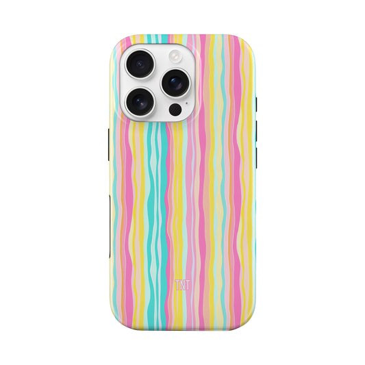 Cabana Stripes Bright Summer Tough MagSafe Phone Case