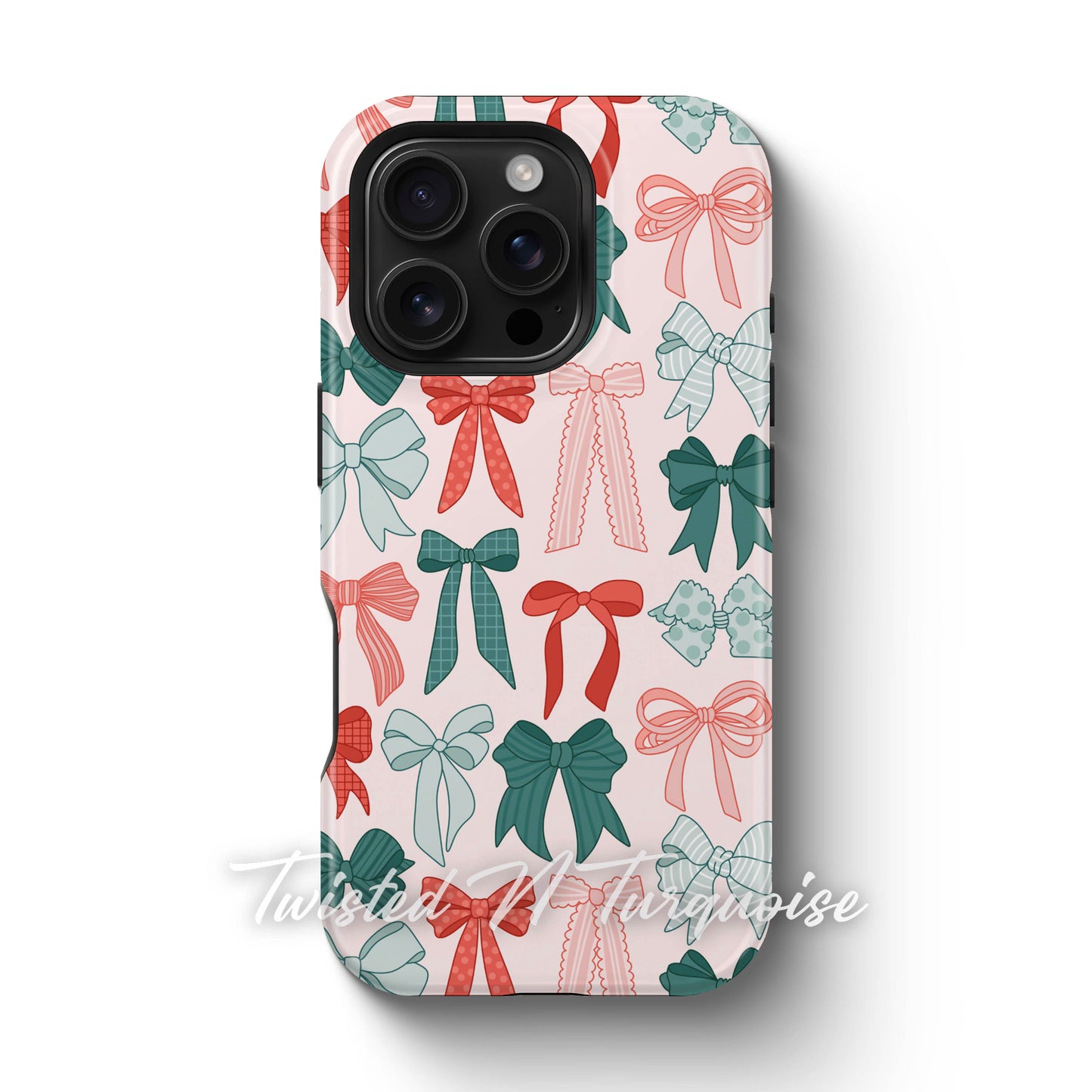 Christmas Bows Magnetic Phone Case