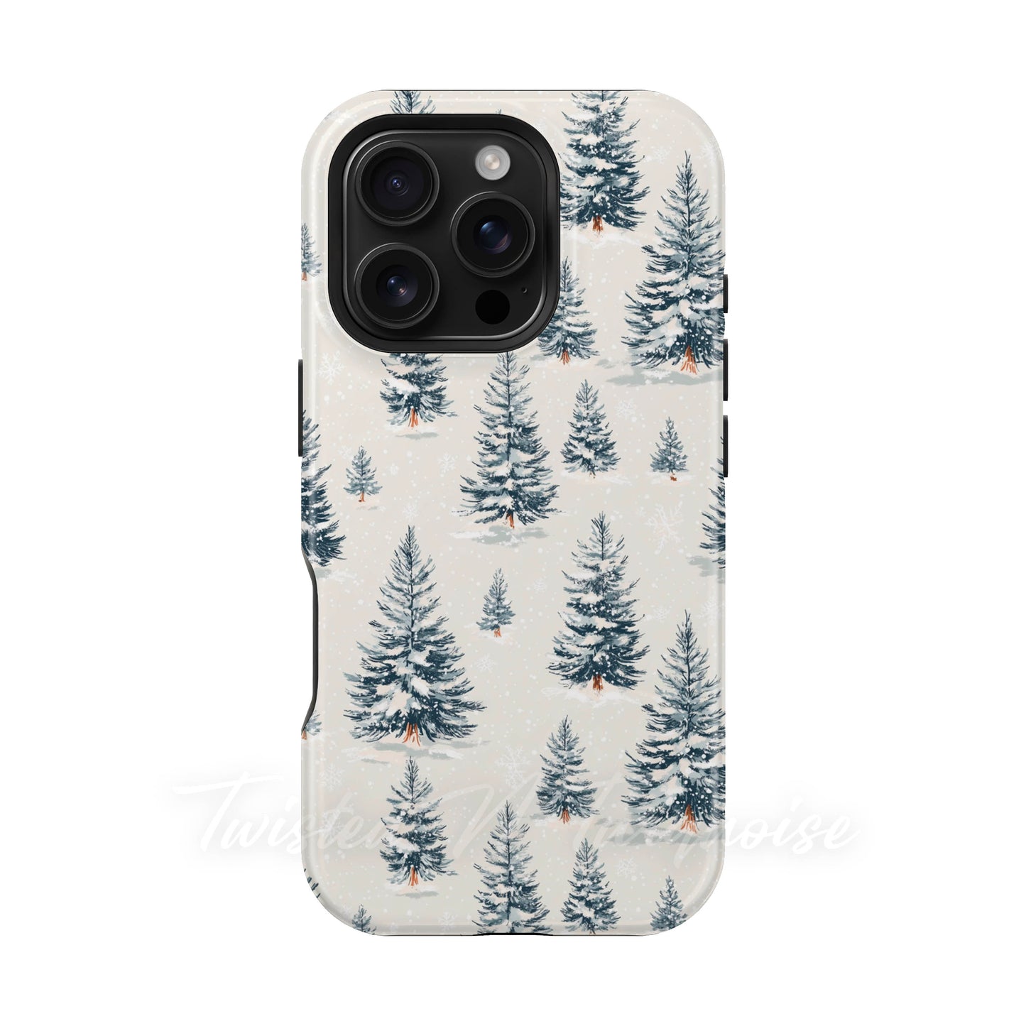 Winter Wonderland Snowy Pine Tough Magnetic Phone Case