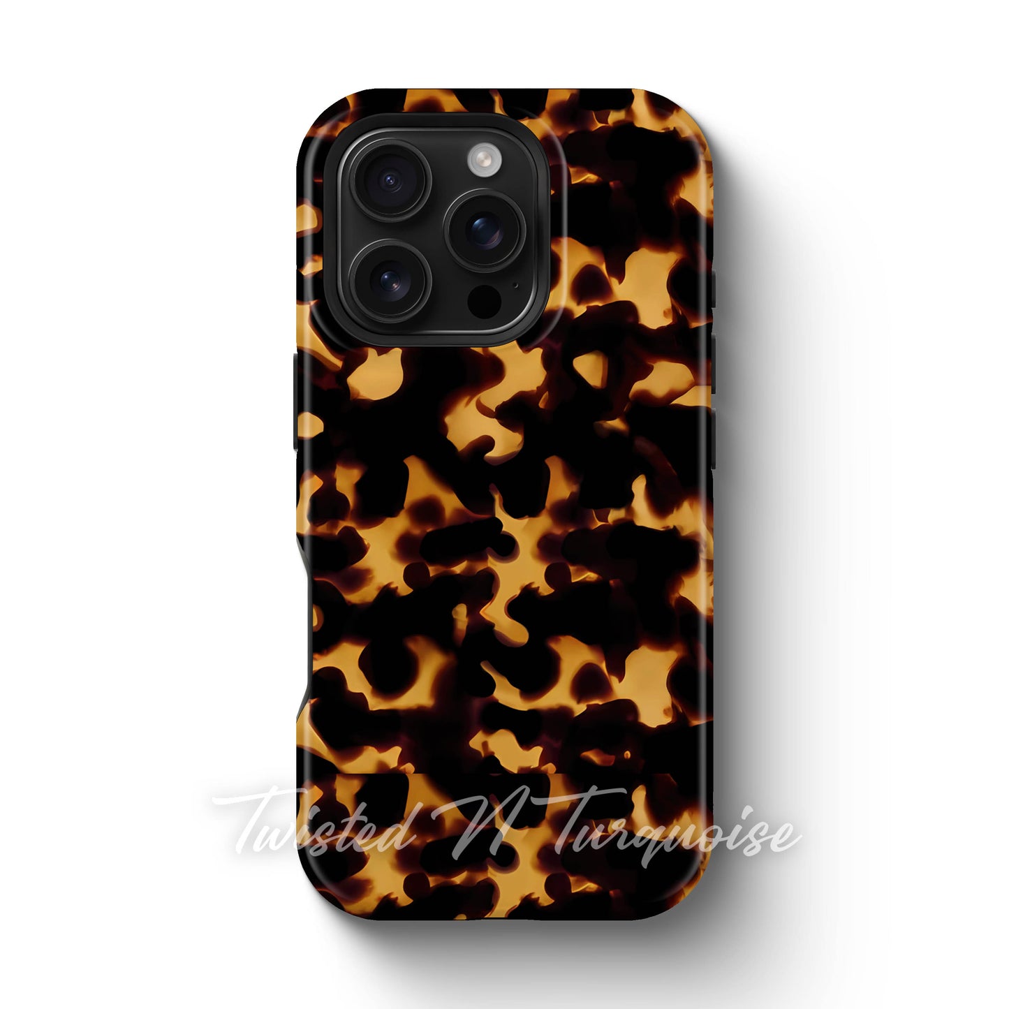 Trendy Tortoise Shell Tough Phone Case